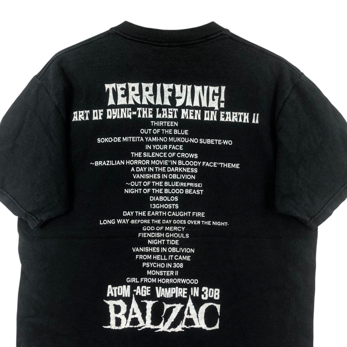 Band Tees BALZAC PUNK ROCK Atom Age Vampire 308 Single Tee Shirt Top Size US L / EU 52-54 / 3 - 4 Thumbnail