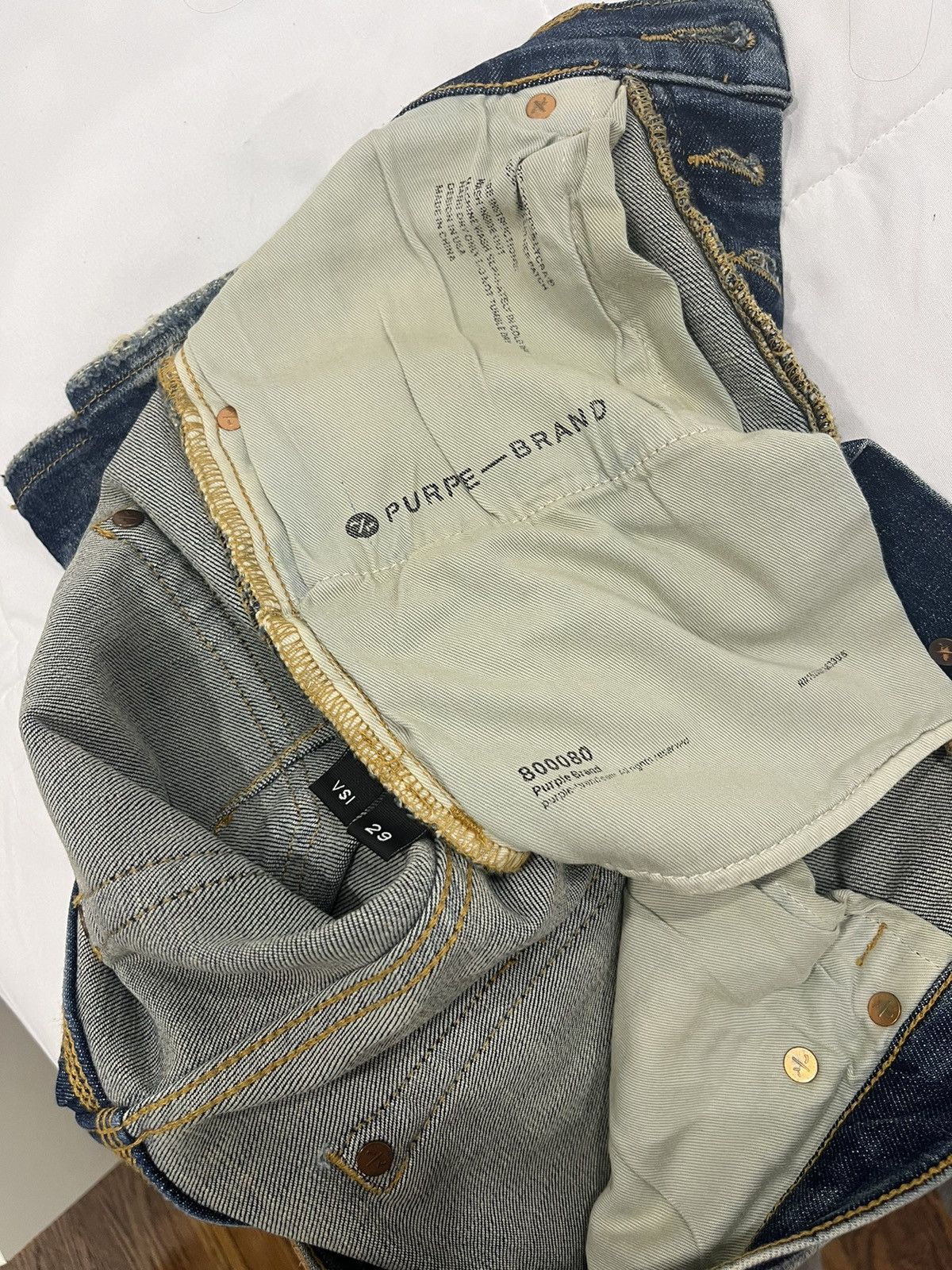 Purple Brand Purple brand stack jeans paint splat Size US 29 - 8 Thumbnail
