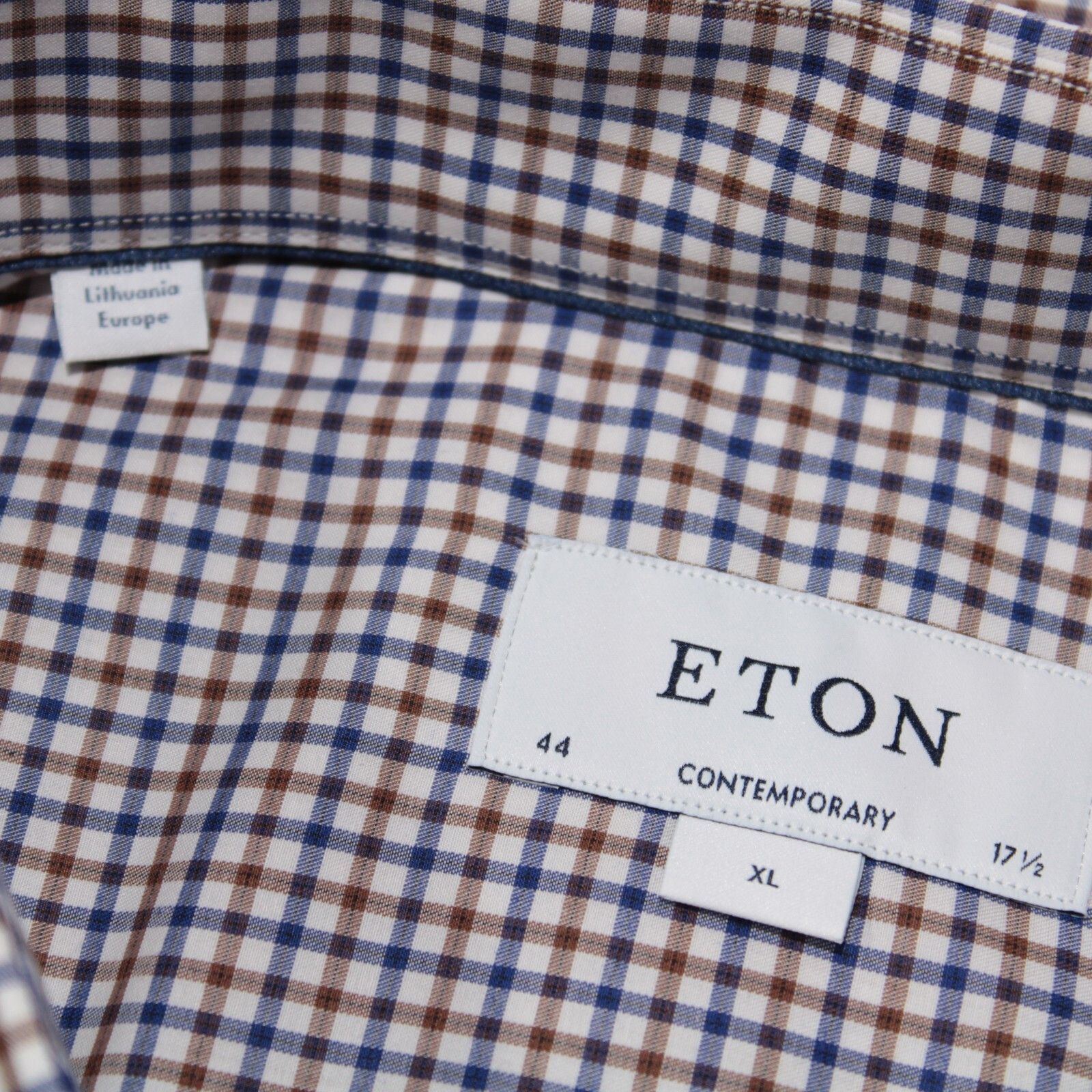 Eton Eton New with tags Shirt Size XL US In Brown Size US XL / EU 56 / 4 - 3 Thumbnail