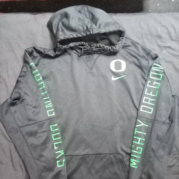 NCAA × Nike Nike Dri-Fit Mighty Oregon Ducks Hoodie Sweatshirt Size US XXL / EU 58 / 5 - 2 Thumbnail