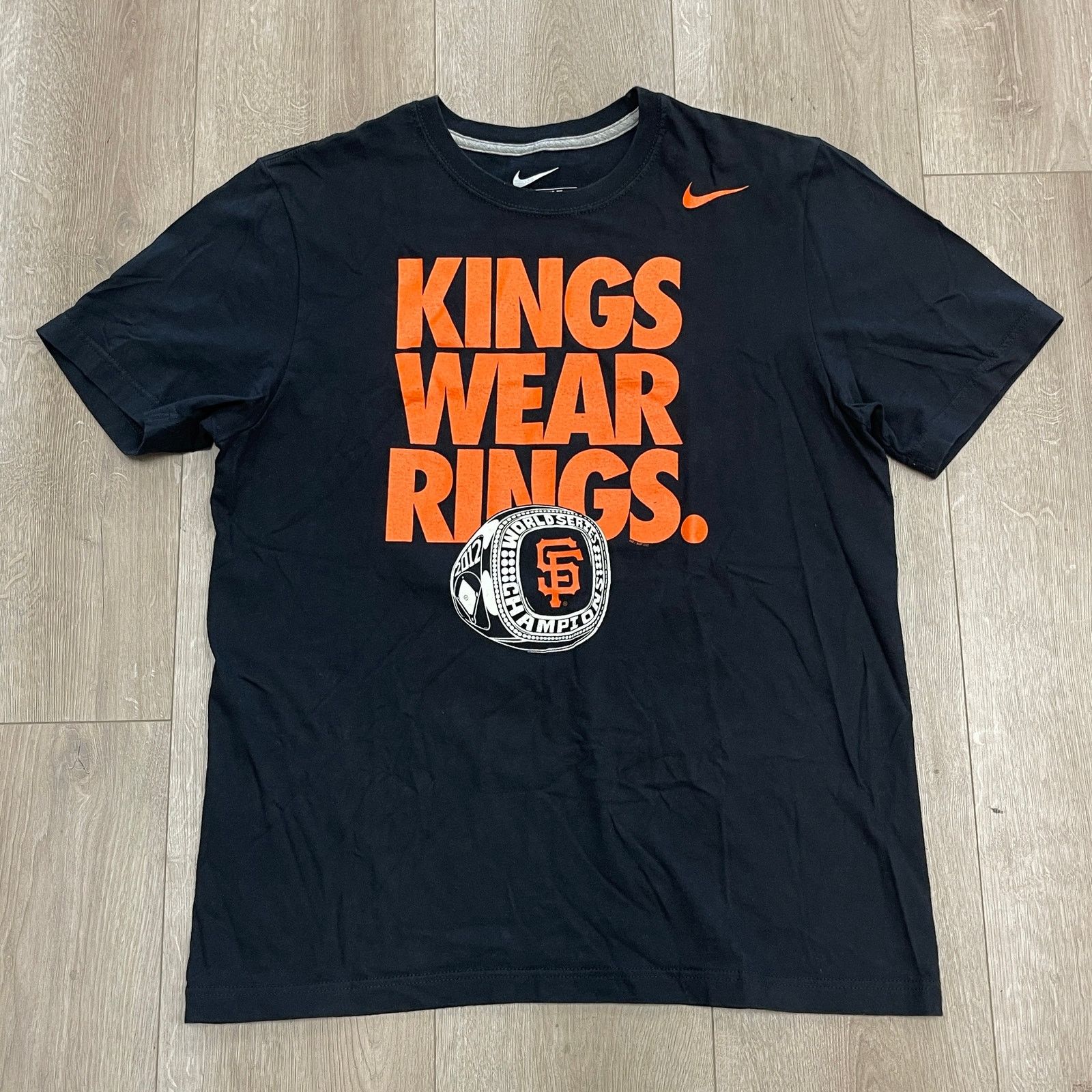 Nike Nike SF Giants Kings Wear Rings World Series Black Tee Large Size US L / EU 52-54 / 3 - 1 Thumbnail