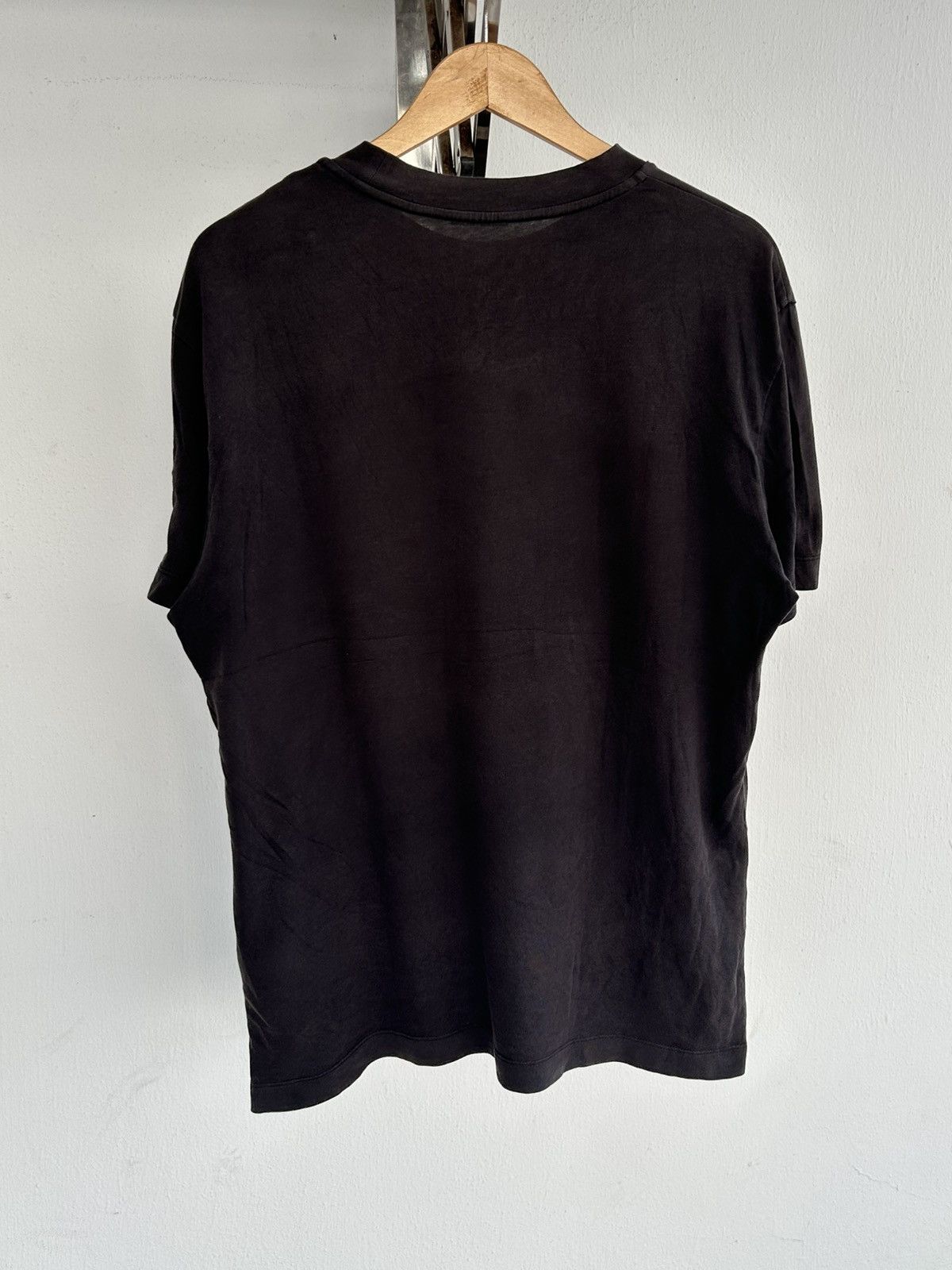 Moncler Moncler Black Faded Studded Logo Tee Size US L / EU 52-54 / 3 - 2 Thumbnail