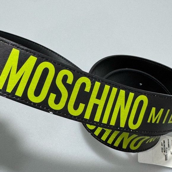 Moschino Moschino Belt Green Multi Black Size IT 56/US 40” Size 40 - 4 Thumbnail
