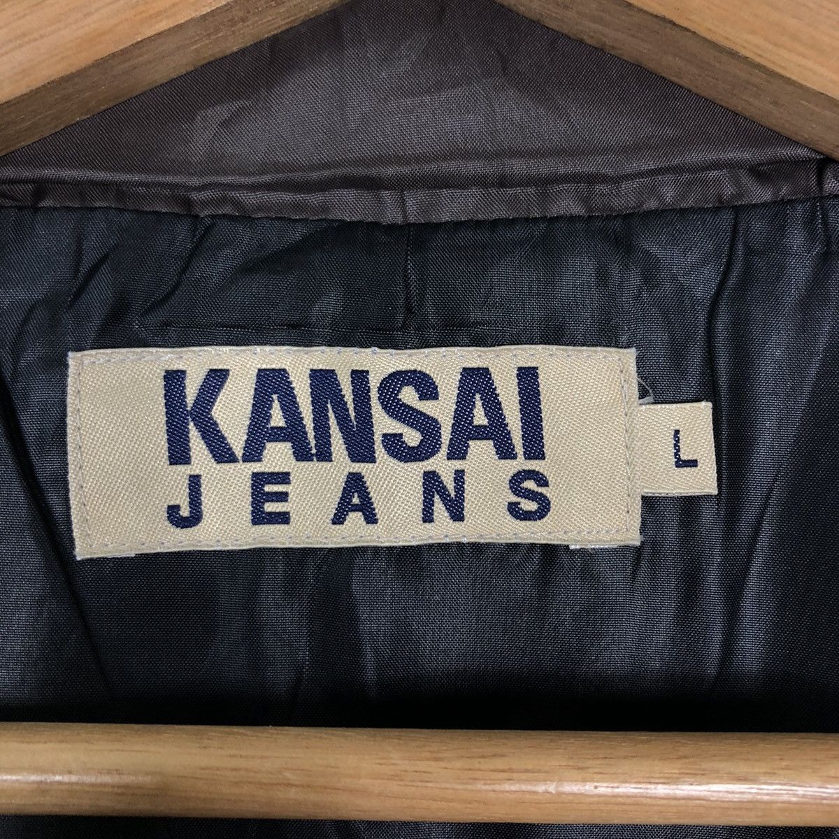 Japanese Brand 🔥Rare Puffer Vest Down Kansai Jeans Japan Made Size US L / EU 52-54 / 3 - 12 Thumbnail