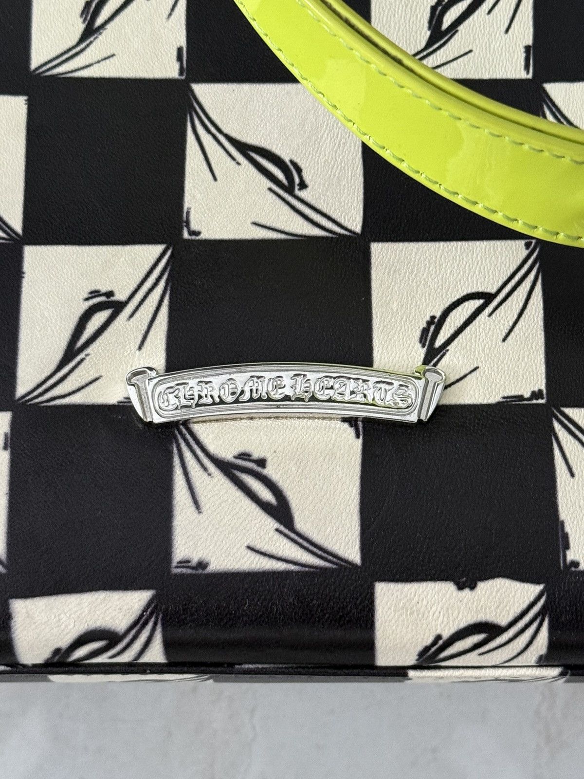 Chrome Hearts Chrome Hearts Mattyboy 99eyes Leather Bag with Green Strap Size ONE SIZE - 5 Thumbnail