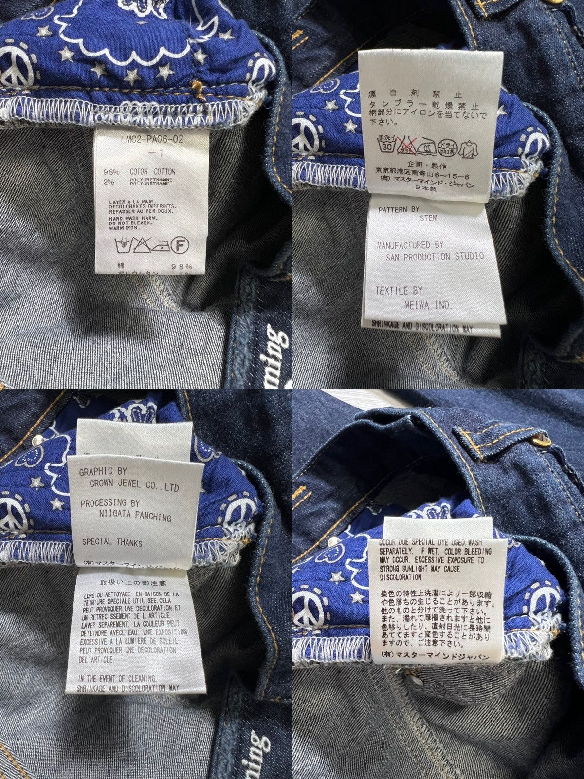 Mastermind Japan Mastermind Japan - “Dreaming" Slim Double Waisted Jeans Size US 30 / EU 46 - 20 Thumbnail