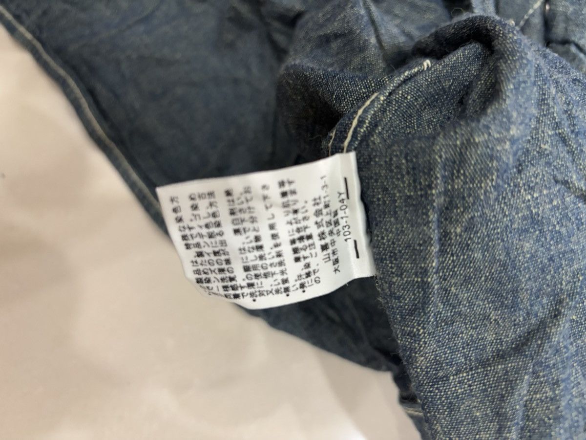 Japanese Brand × Kansai Yamamoto × Vintage Vintage Kansai Yamamoto denim shirt Workwear Size US L / EU 52-54 / 3 - 6 Thumbnail