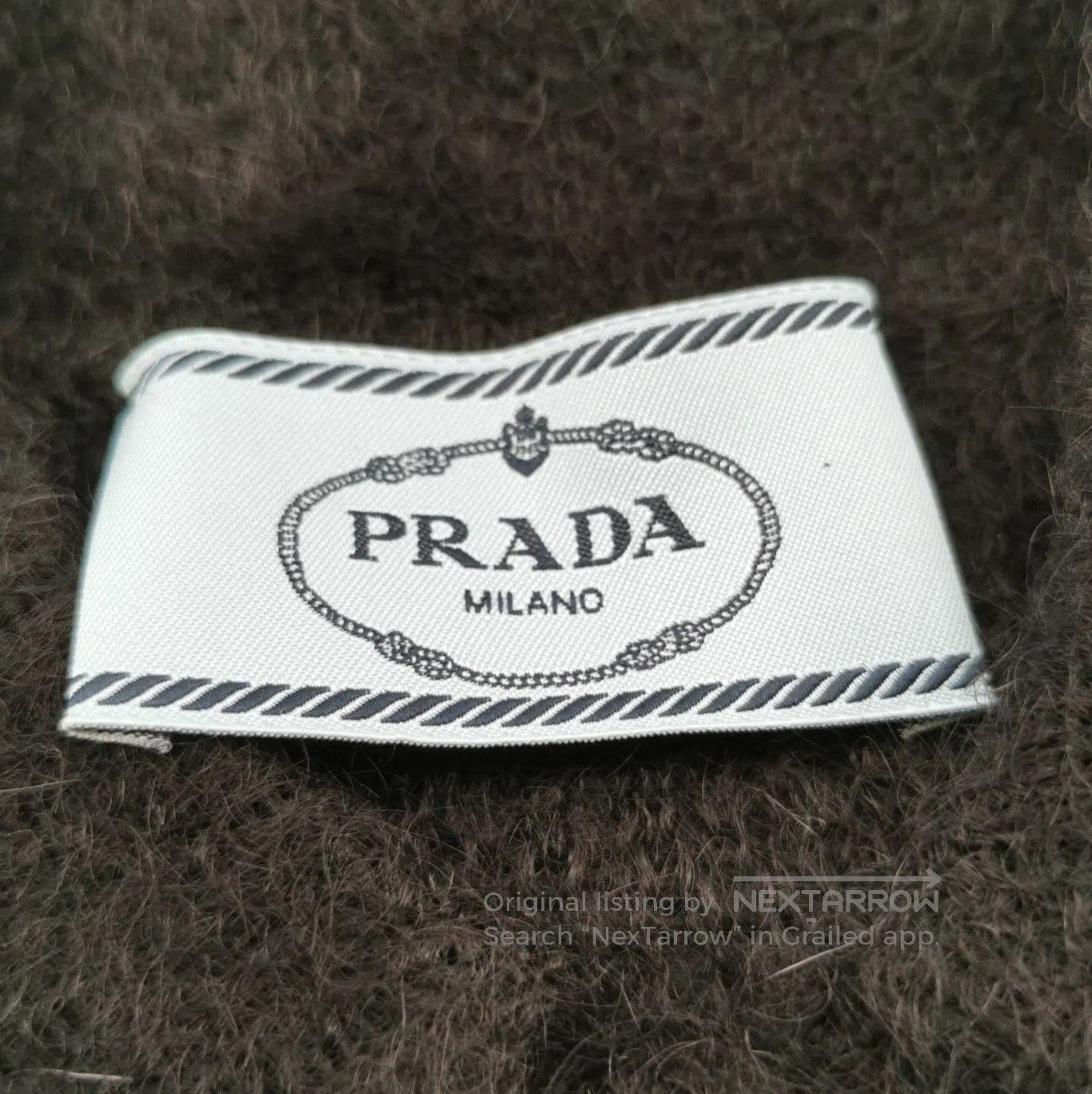 Prada Prada Black Wool Blend Polo Sweater . Size L / US 10 / IT 46 - 5 Thumbnail