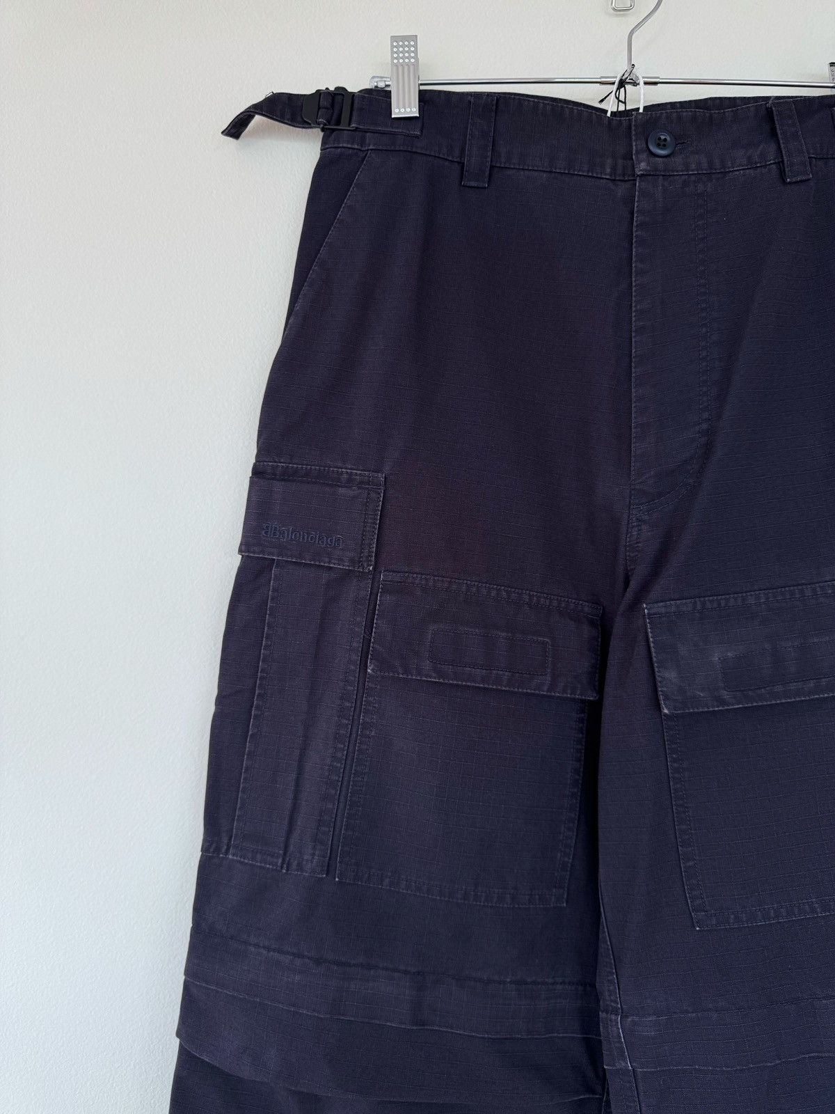 Balenciaga Spring 21 Ripstop Large Cargo Pants Size US 28 / EU 44 - 3 Thumbnail