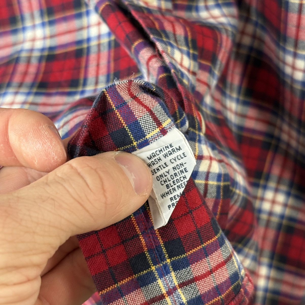 Polo Ralph Lauren × Vintage Vintage 90’s Ralph Lauren Classic Fit Men’s Button-Up Shirt Size US L / EU 52-54 / 3 - 8 Thumbnail