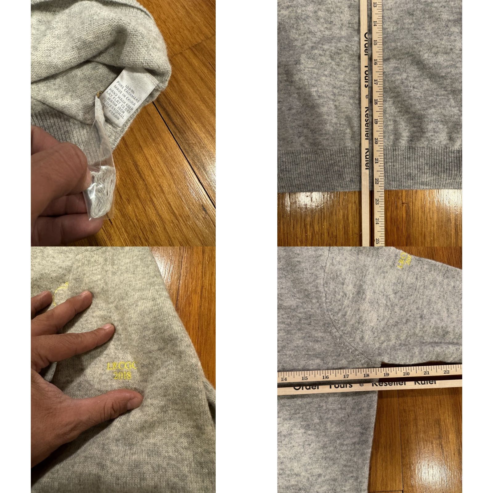 Peter Millar Peter Millar Women's 1/2 Zip Lightweight Cashmere Sweater Sz M Golf Size M / US 6-8 / IT 42-44 - 8 Thumbnail