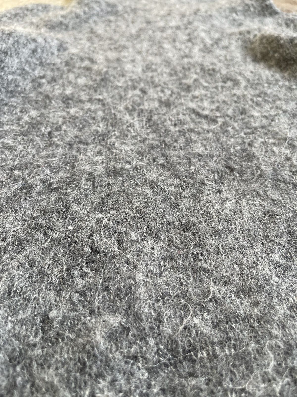 Japanese Brand Plantation Mohair High Neck Sweater Boxy Issey Miyake Size M / US 6-8 / IT 42-44 - 3 Thumbnail