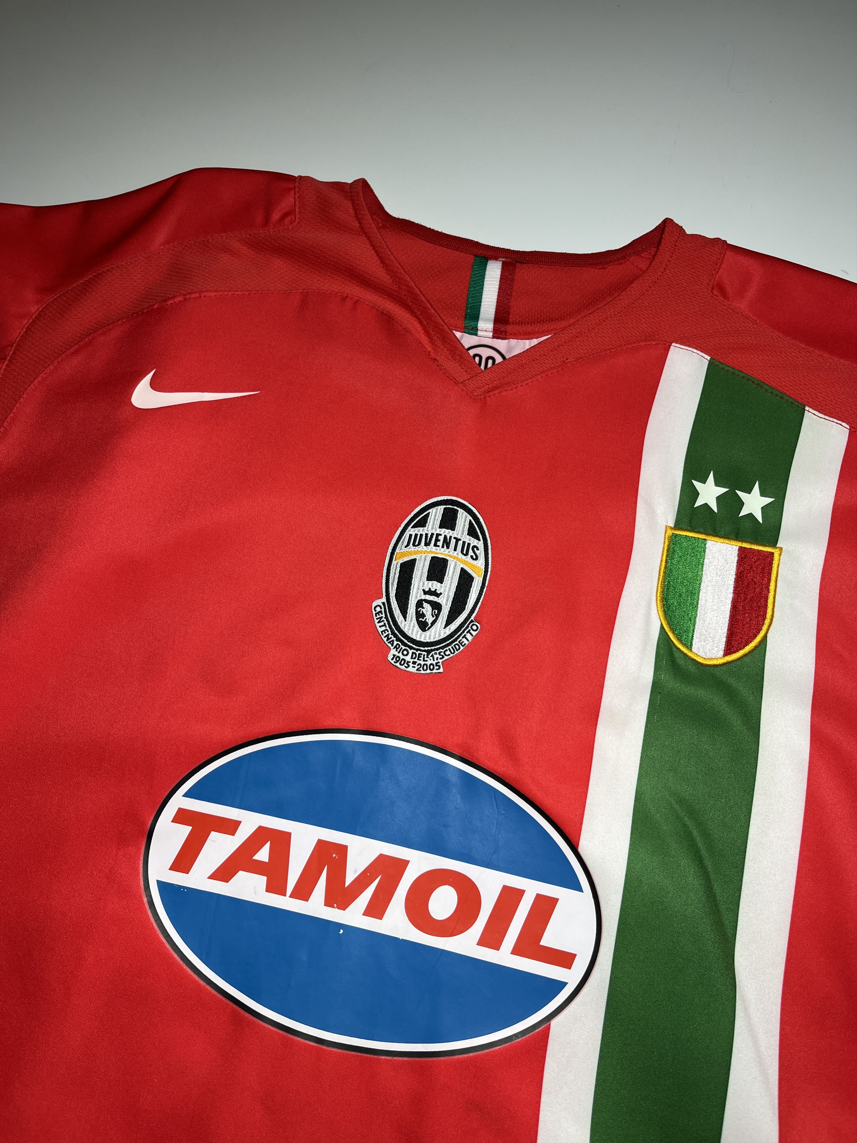 Nike × Vintage Nike Juventus #18 Mutu 2005-2006 Third Football Jersey Size US XL / EU 56 / 4 - 7 Thumbnail