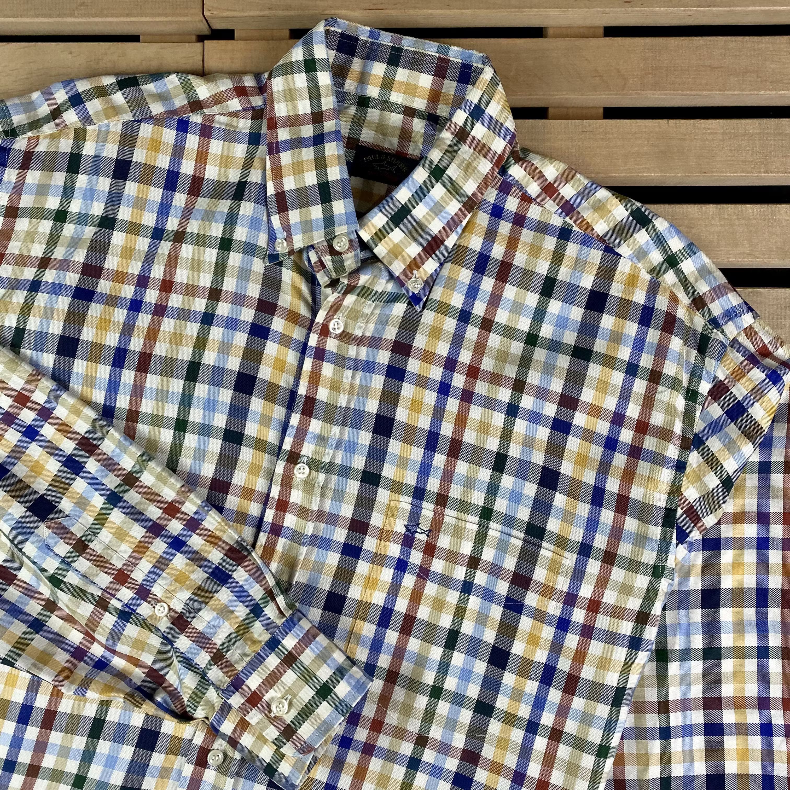 Paul & Shark × Vintage Mens Shirt Long Sleeve Paul Shark Size 43 Size US L / EU 52-54 / 3 - 2 Thumbnail
