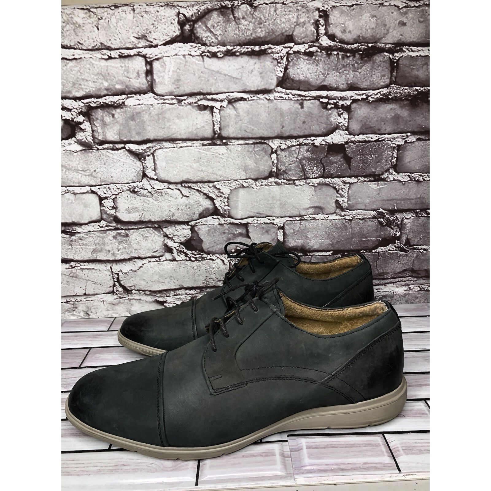 Florsheim Florsheim Blue Leather Cap Toe Lace Up Oxfords Casual Shoes Size US 12 / EU 45 - 10 Thumbnail