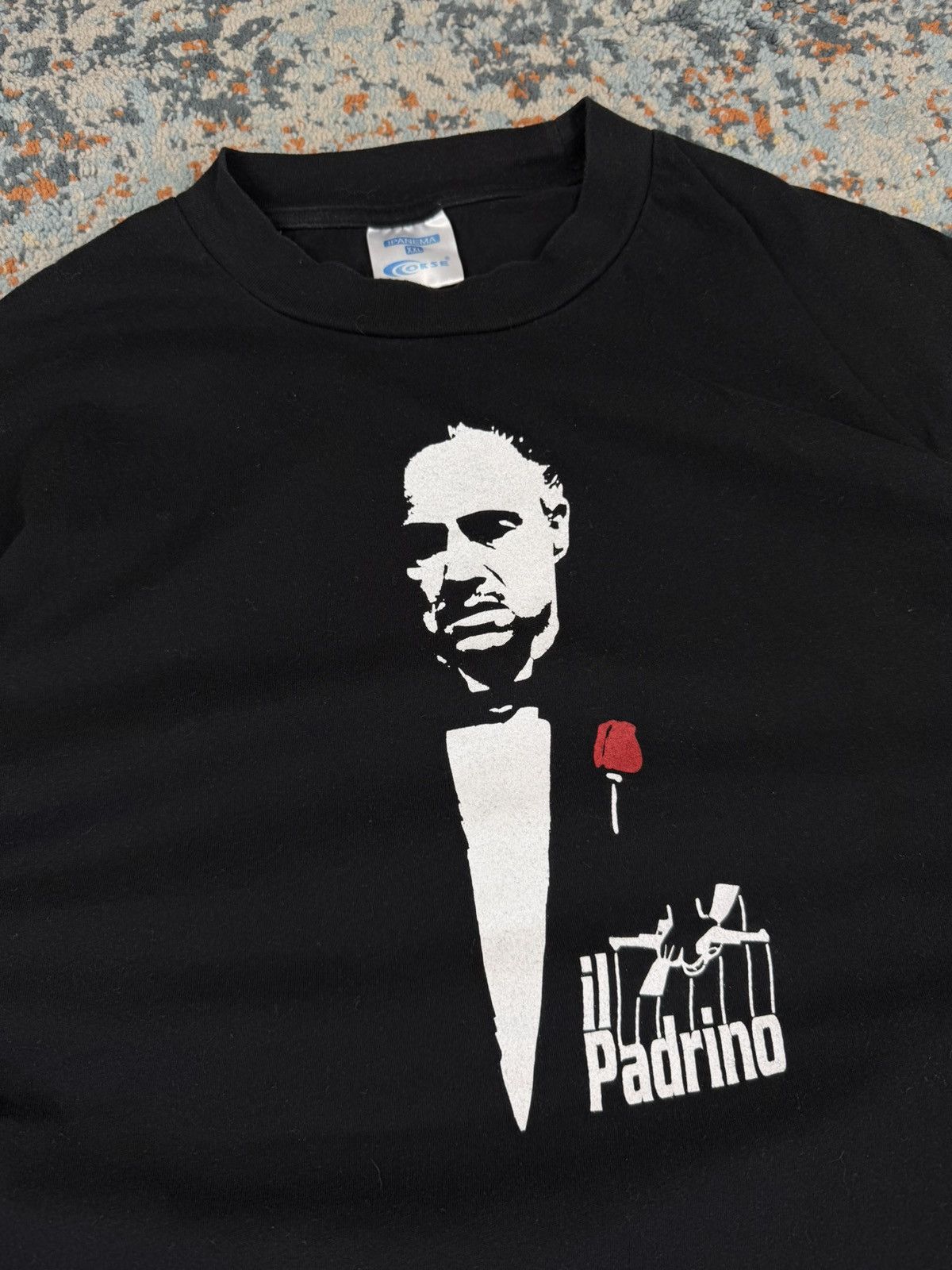 Vintage Vintage 90s The Godfather Il Padrino movie promo tee soprano Size US XL / EU 56 / 4 - 4 Thumbnail