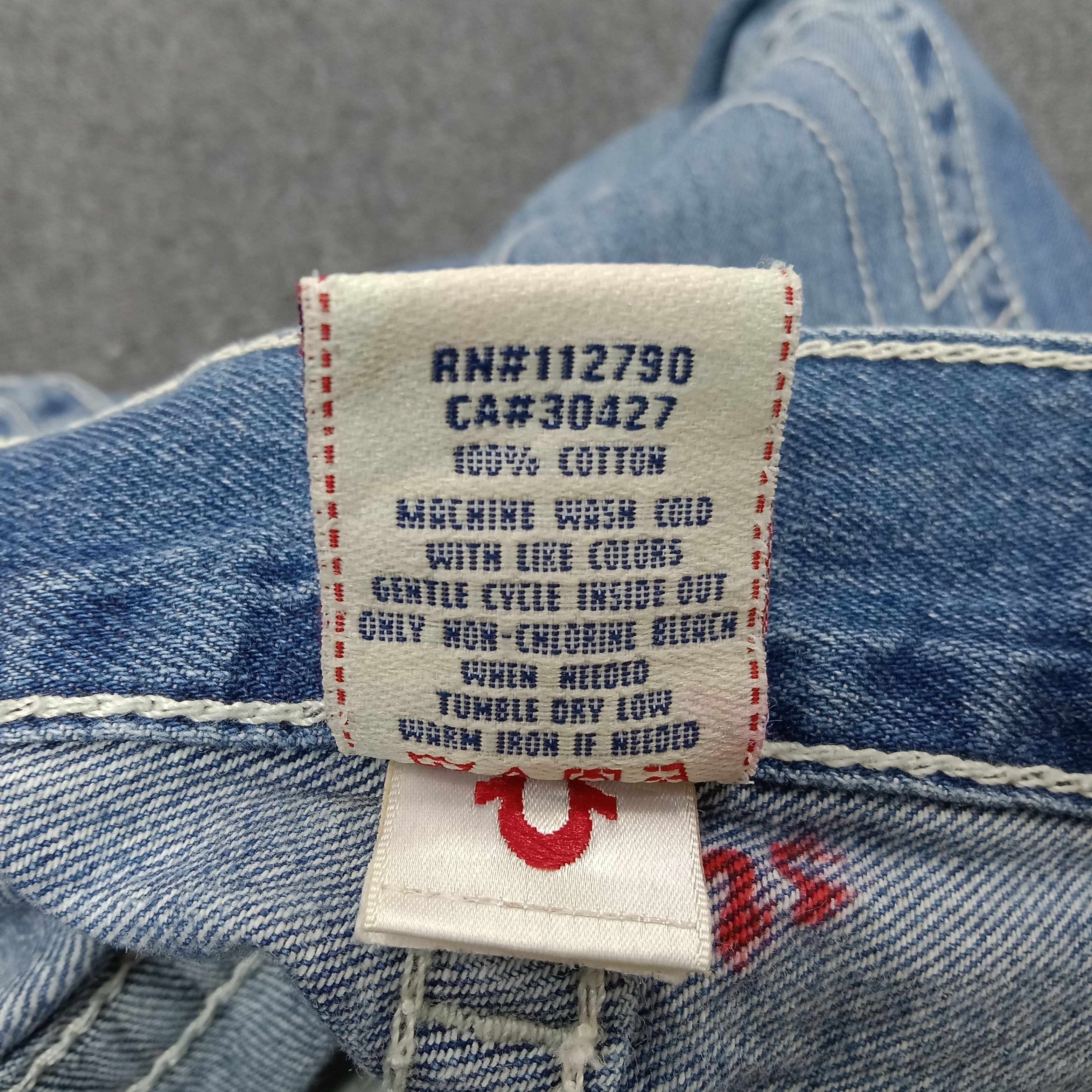 True Religion True Religion American Bootcut Denim Jeans C258N23 Size US 33 - 15 Thumbnail
