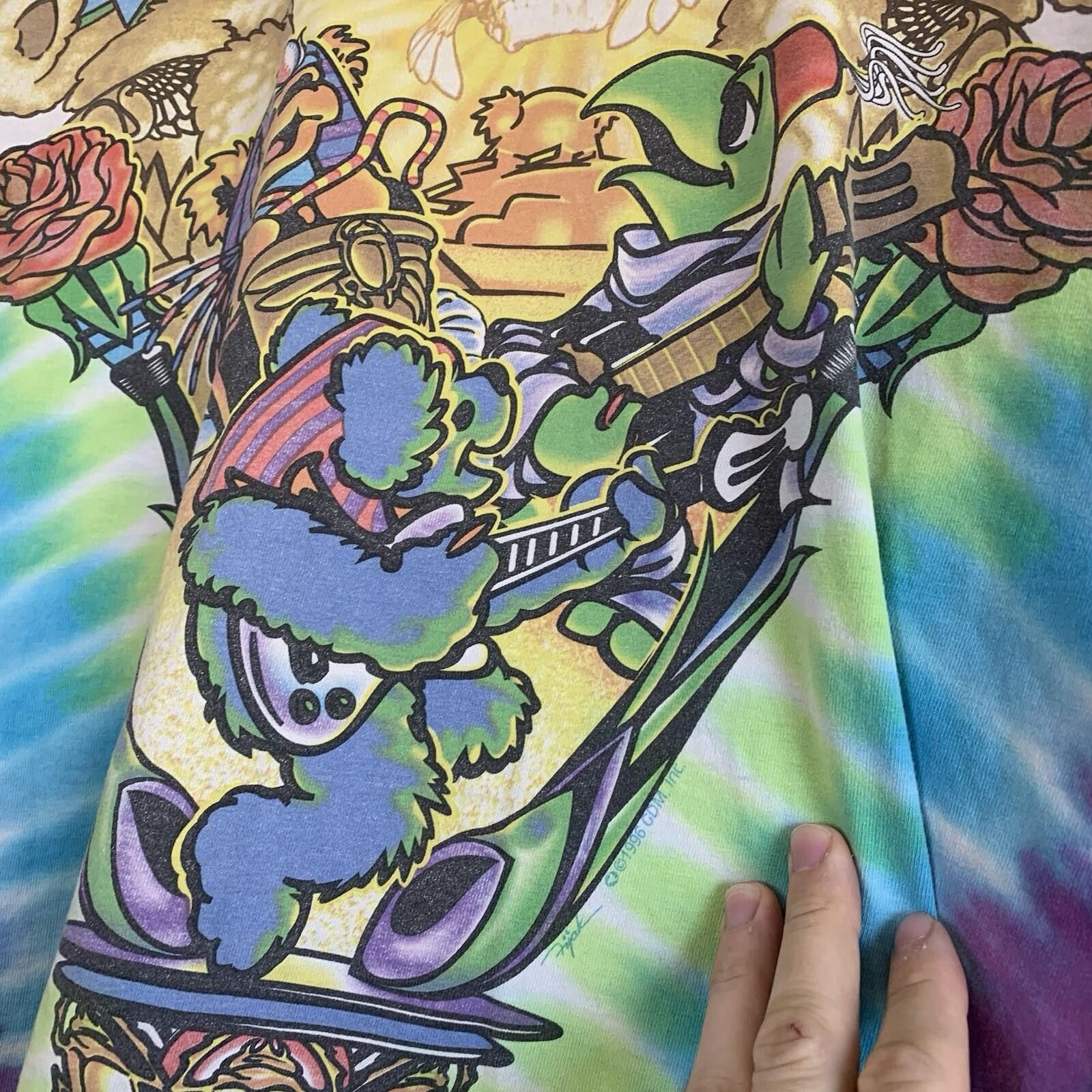 Liquid Blue Vintage 1996 Grateful Dead Egypt Tour Liquid Blue Shirt XL Size US XL / EU 56 / 4 - 5 Thumbnail