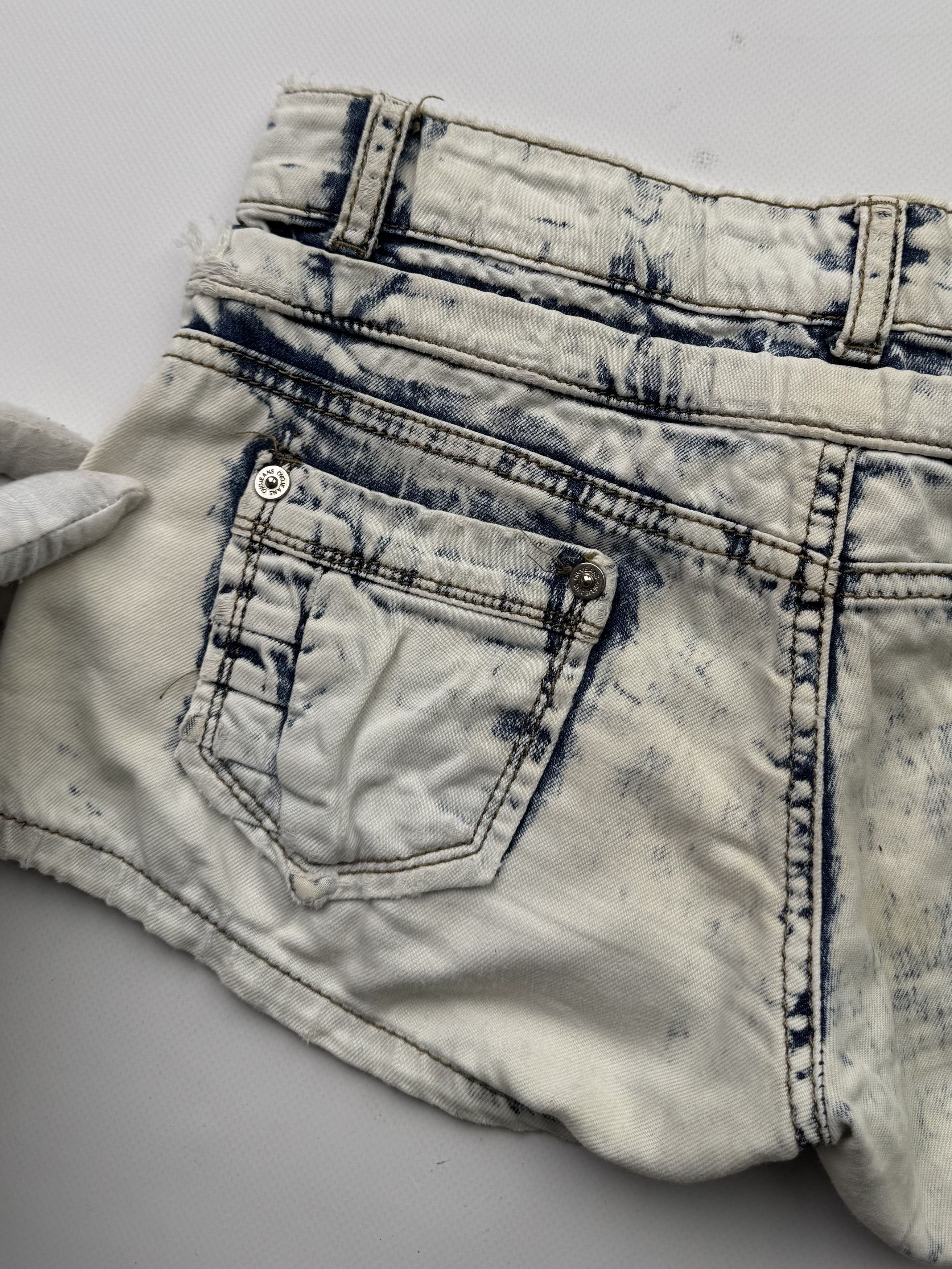 Vintage Vintage Distressed Mini Shorts B522(V339)E2 Size 27" / US 4 / IT 40 - 14 Thumbnail