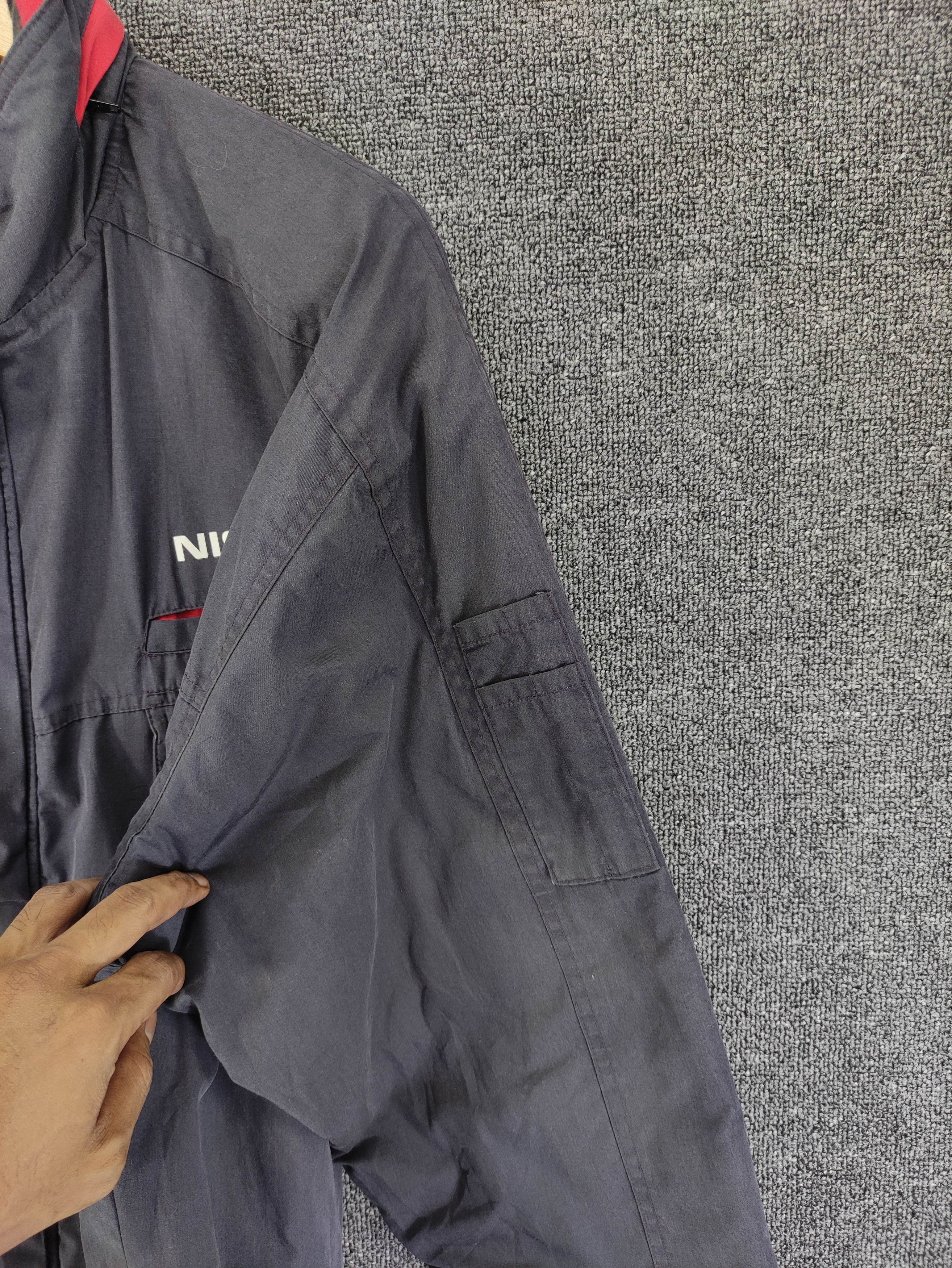Nissan Vintage Nissan Work Wear Faded Jacket Zipper With Hoodie Size US XL / EU 56 / 4 - 4 Thumbnail