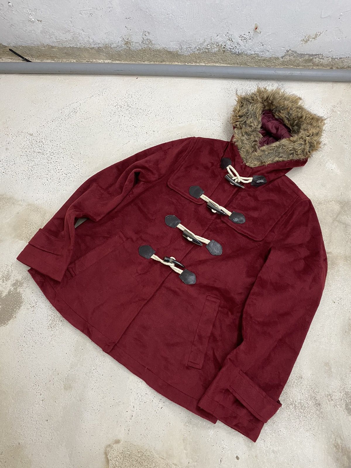 Tornado Mart Avant Garde Hoodie Fur Winter Jacket Harris Tweed Style Size US S / EU 44-46 / 1 - 3 Thumbnail