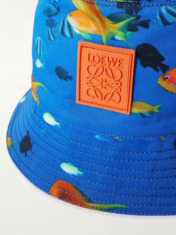 Loewe o1in1g0426 Size: OS / 555 / Fish Bucket Hat / Cap Multicolor Size ONE SIZE - 3 Thumbnail