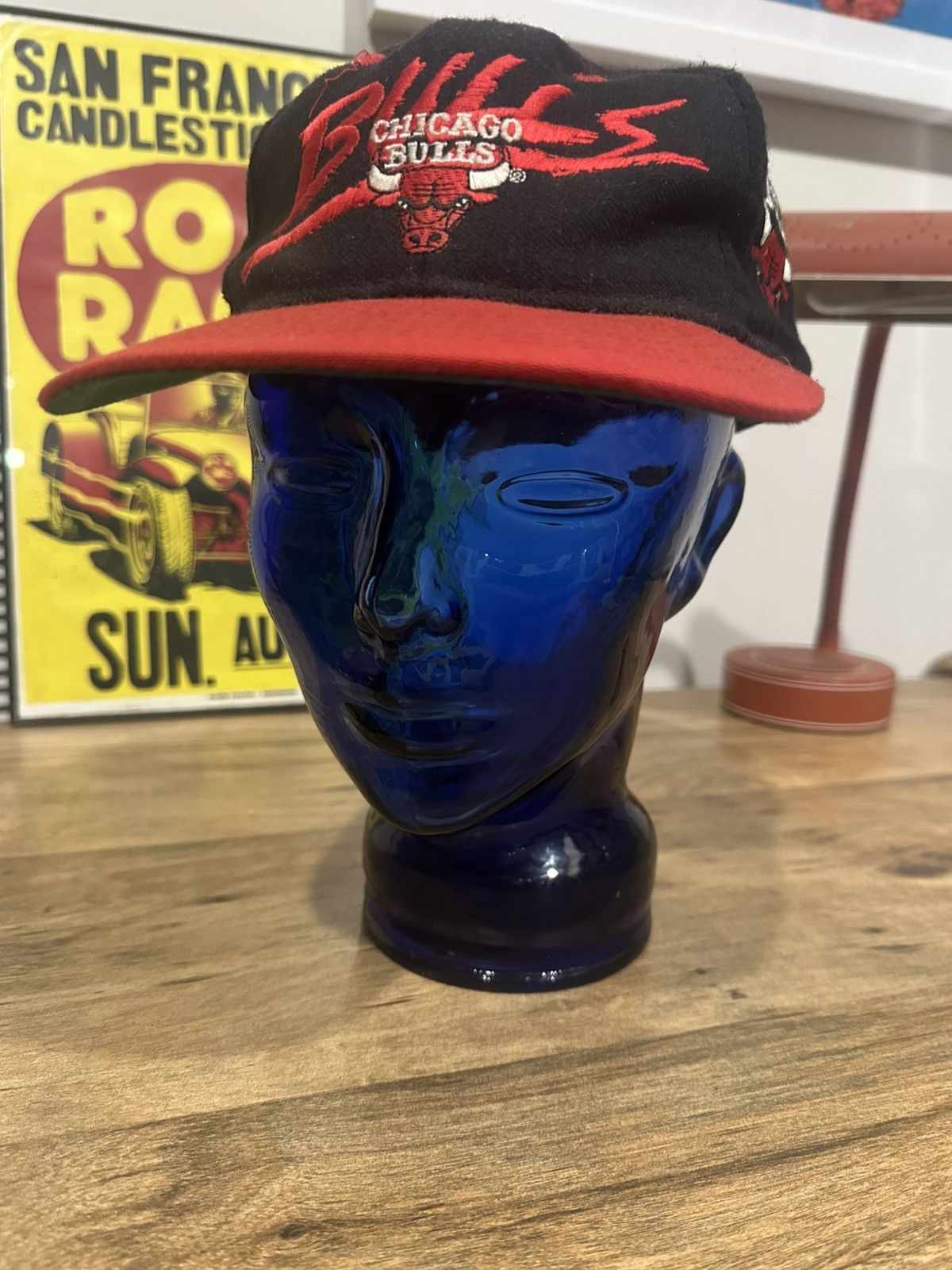 NBA Vintage Chicago Bulls Snapback with Rear Spellout Size ONE SIZE - 1 Thumbnail