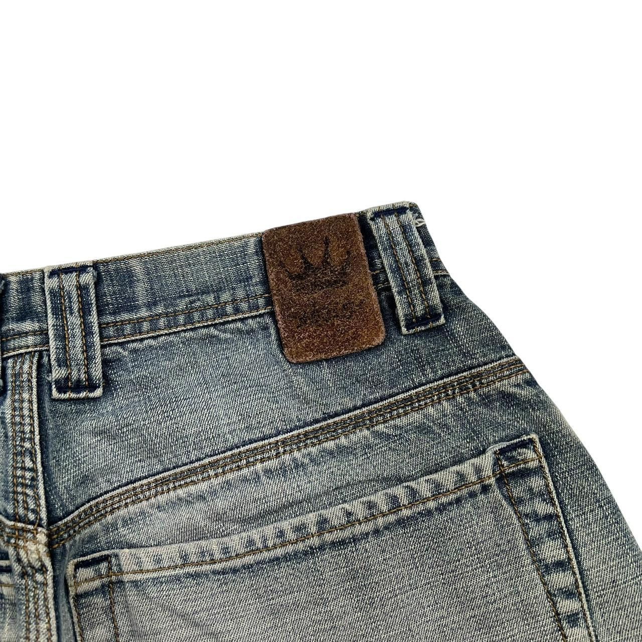 JNCO Vintage Jnco Crown Baggy Denim Shorts / Jorts - Waist: 30” Size US 30 / EU 46 - 4 Thumbnail