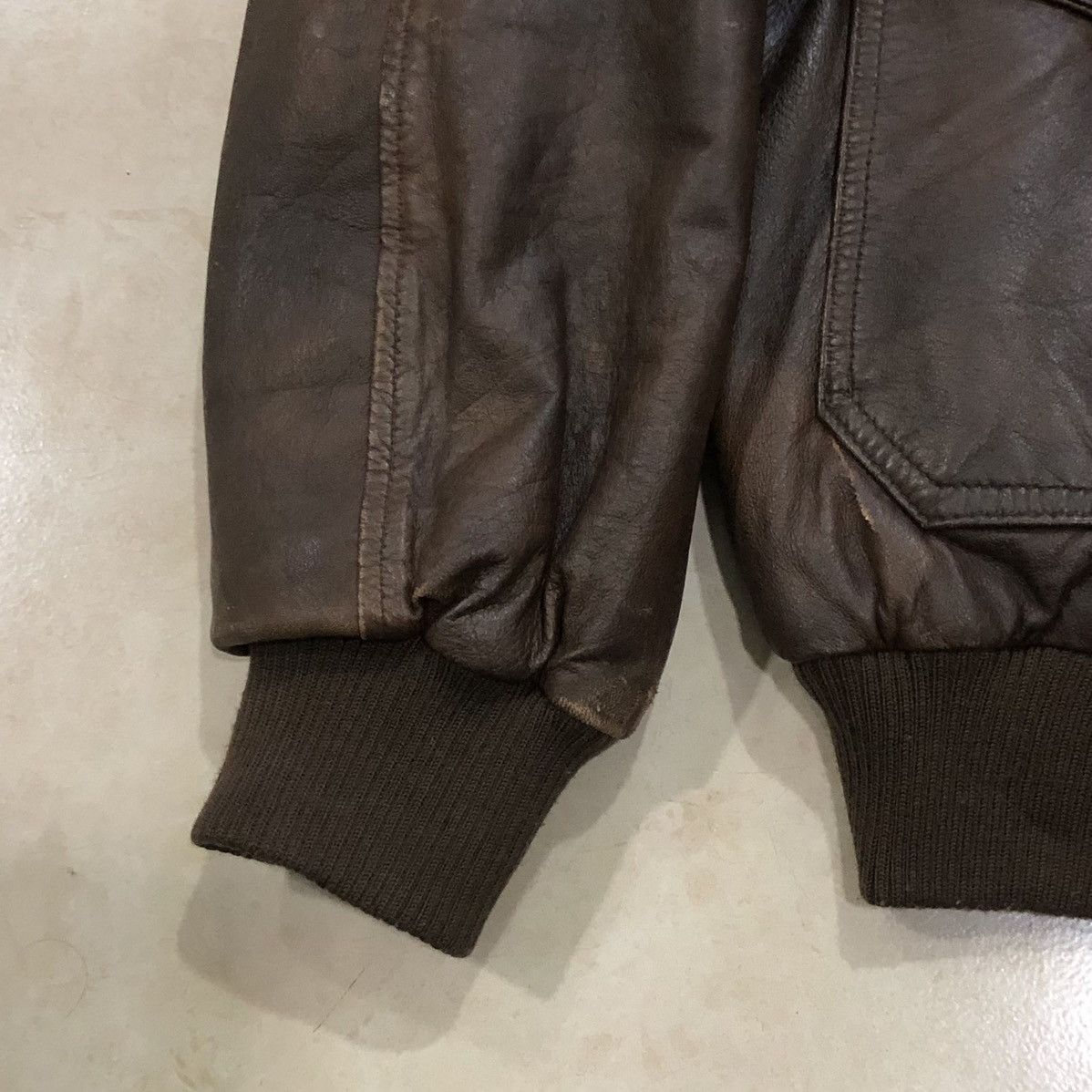 Avirex VTG 80s Avirex G-1 Patch U.S ARMY Air Forces Leather Jacket Size US XL / EU 56 / 4 - 11 Thumbnail