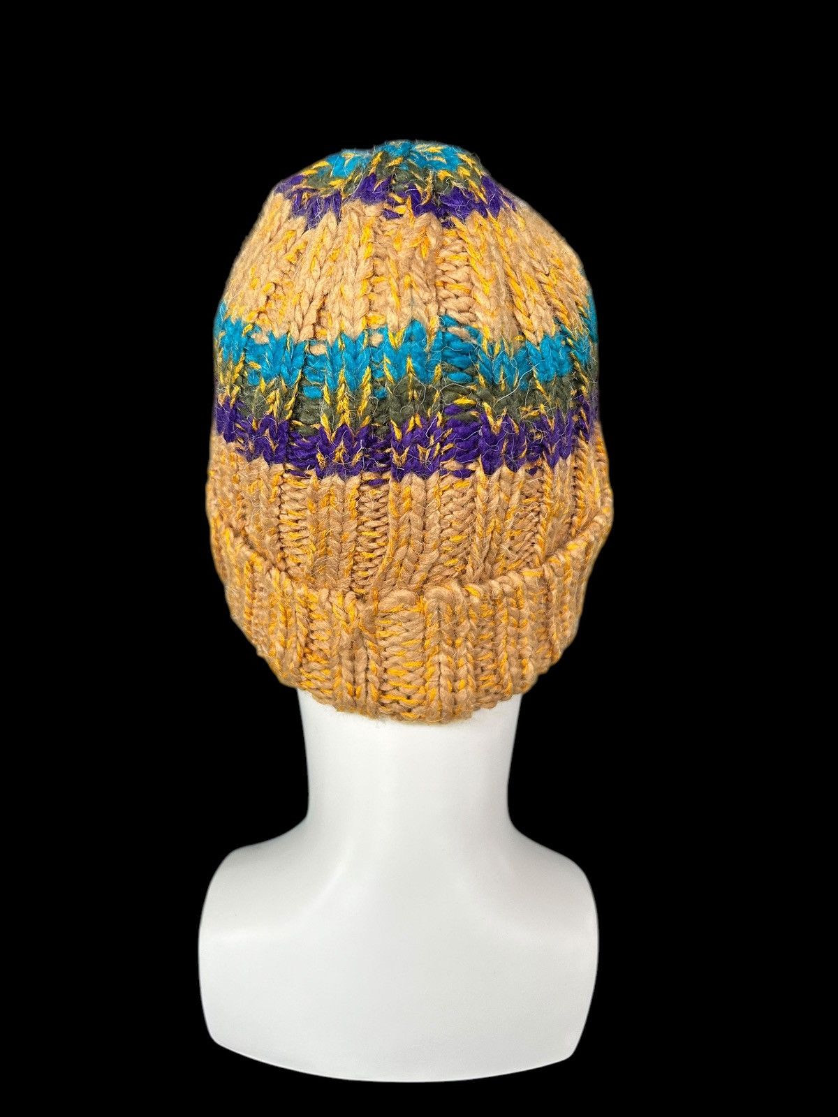 Japanese Brand × Kapital × Vintage Amina Crochet Knitted Beanie Hats Rare☠️☠️ Size ONE SIZE - 4 Thumbnail