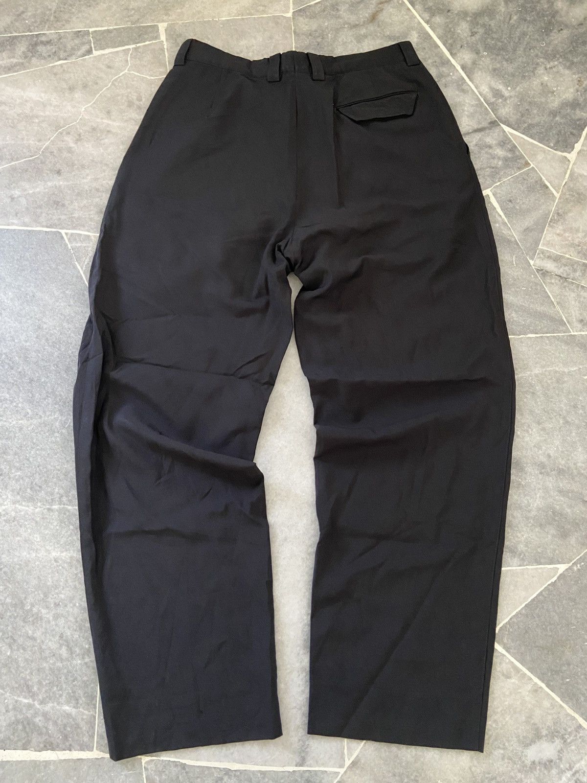 Versace Vintage Versace Black Mohair Trousers Pants Size 48 Size US 30 / EU 46 - 6 Thumbnail