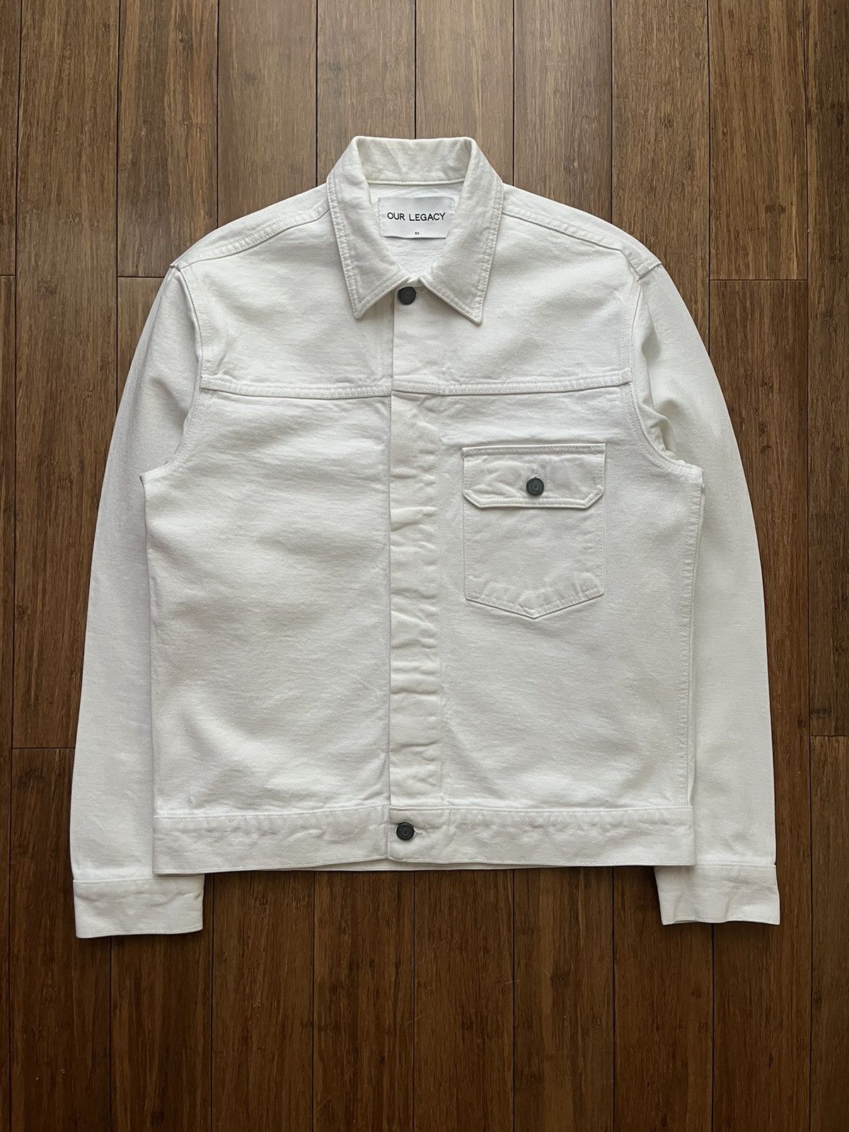 Our Legacy OUR LEGACY WHITE TORN TWILL JACKET SS15 | Grailed