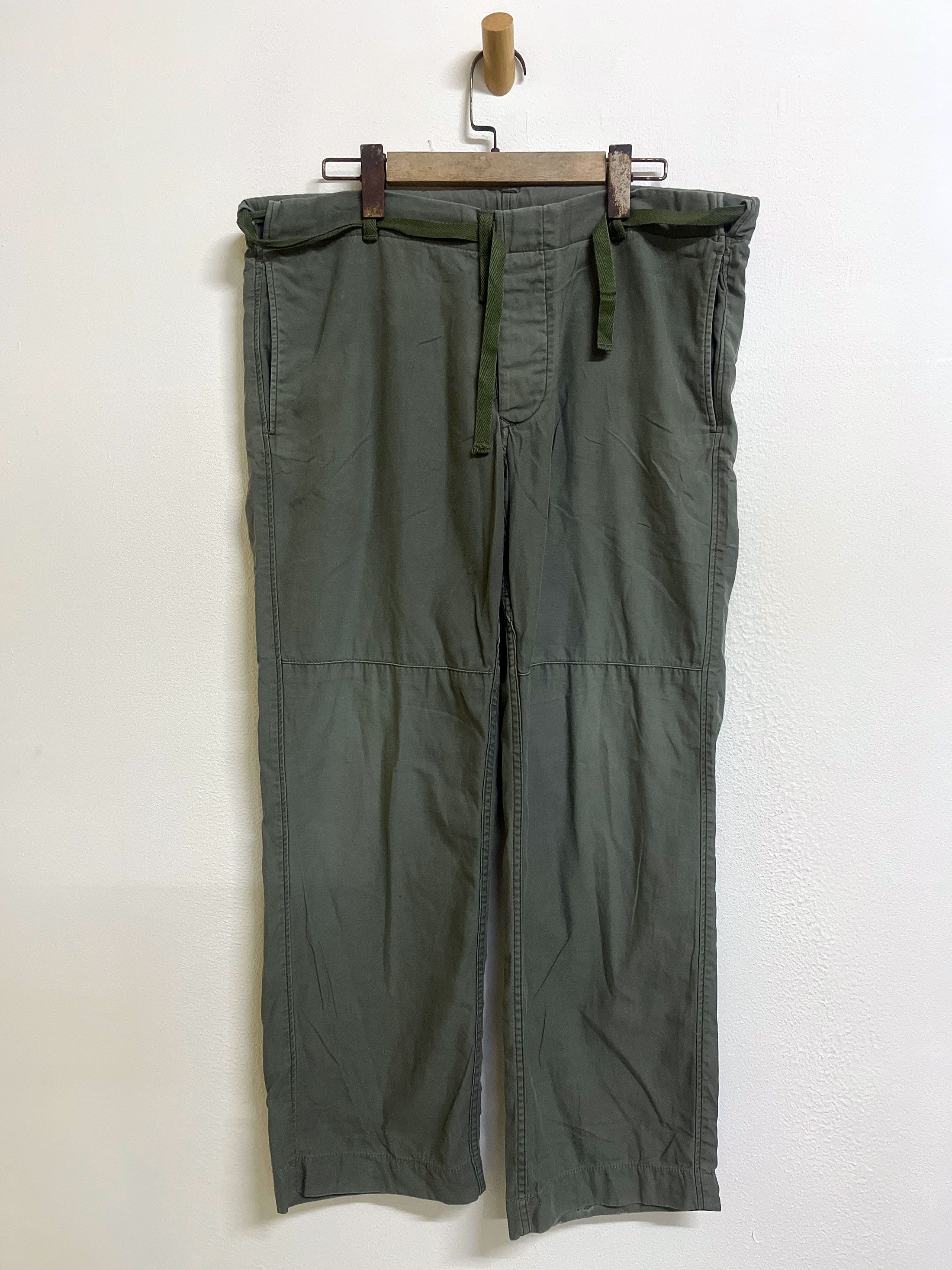 Japanese Brand Vintage Denime WW2 Military Fatique Combat Trousers Army Size US 34 / EU 50 - 1 Thumbnail