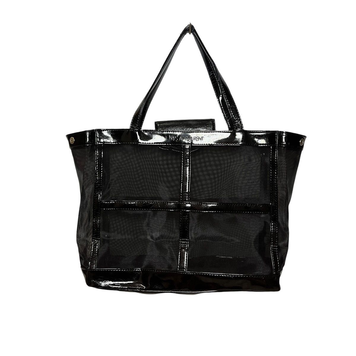 Yves Saint Laurent Yves Saint Laurent Mesh See-Through Tote Bag Size ONE SIZE - 3 Thumbnail