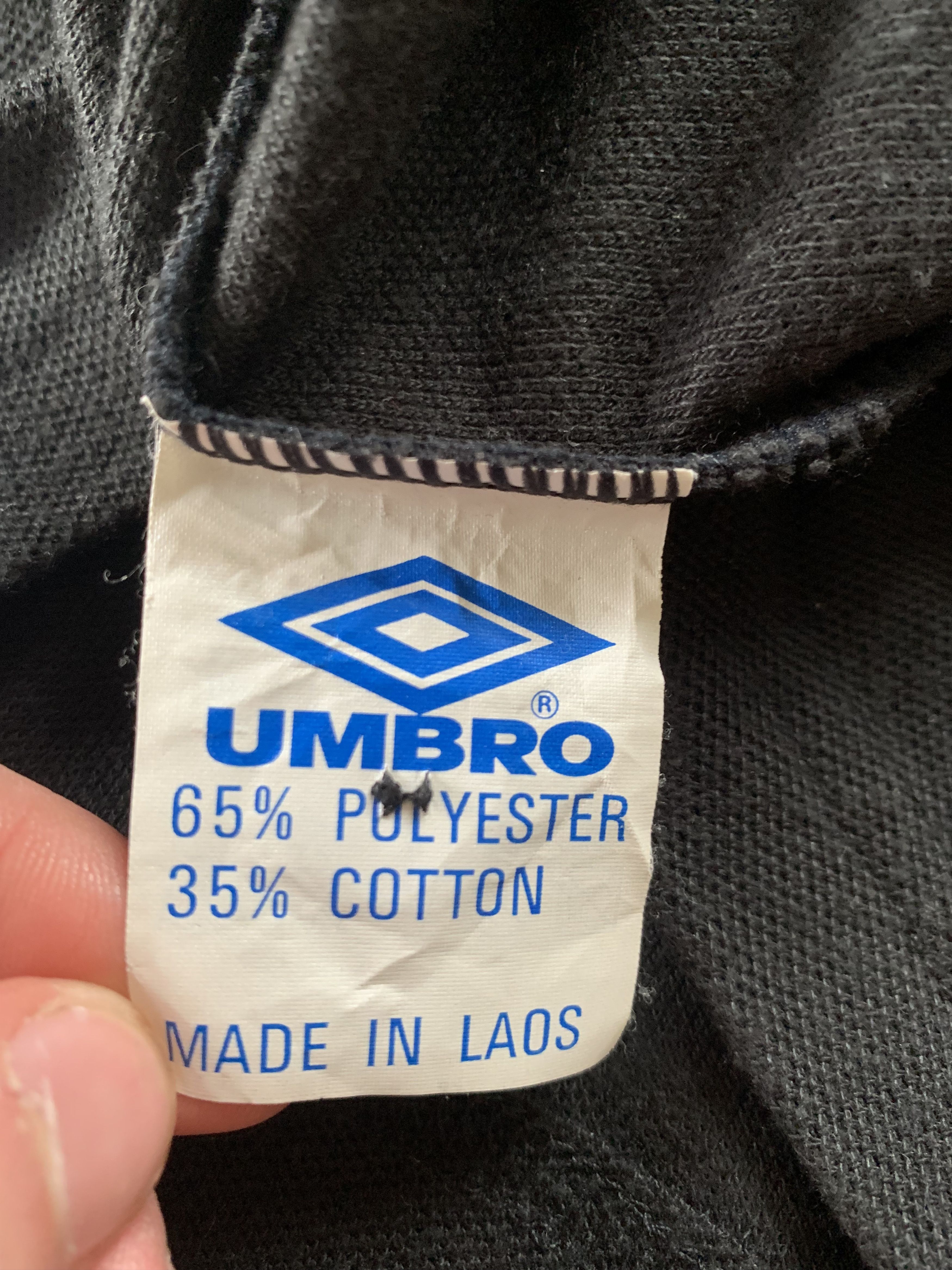 Umbro × Vintage Rare Umbro Manchester United Vintage Cotton Polo Size US M / EU 48-50 / 2 - 8 Thumbnail