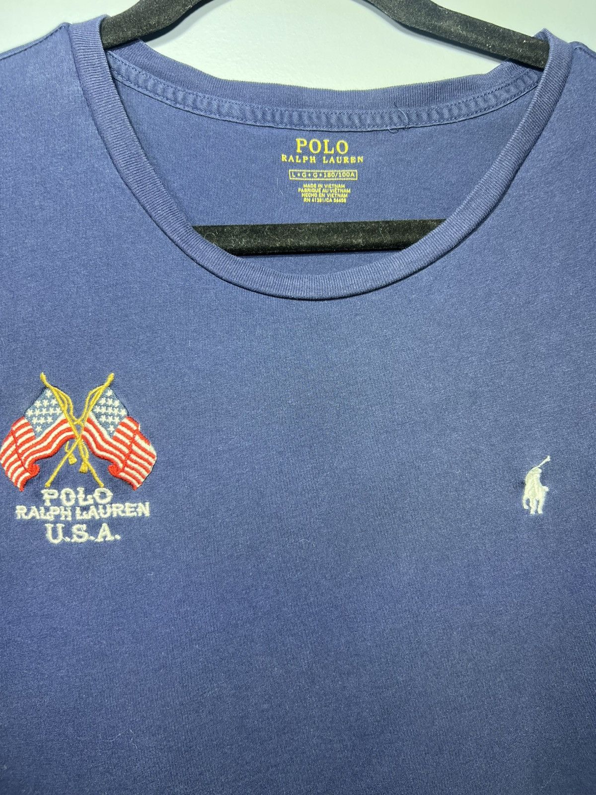 Polo Ralph Lauren Two (2) Ralph Lauren Polo Short Sleeve Shirt, American Flags Size US L / EU 52-54 / 3 - 3 Thumbnail