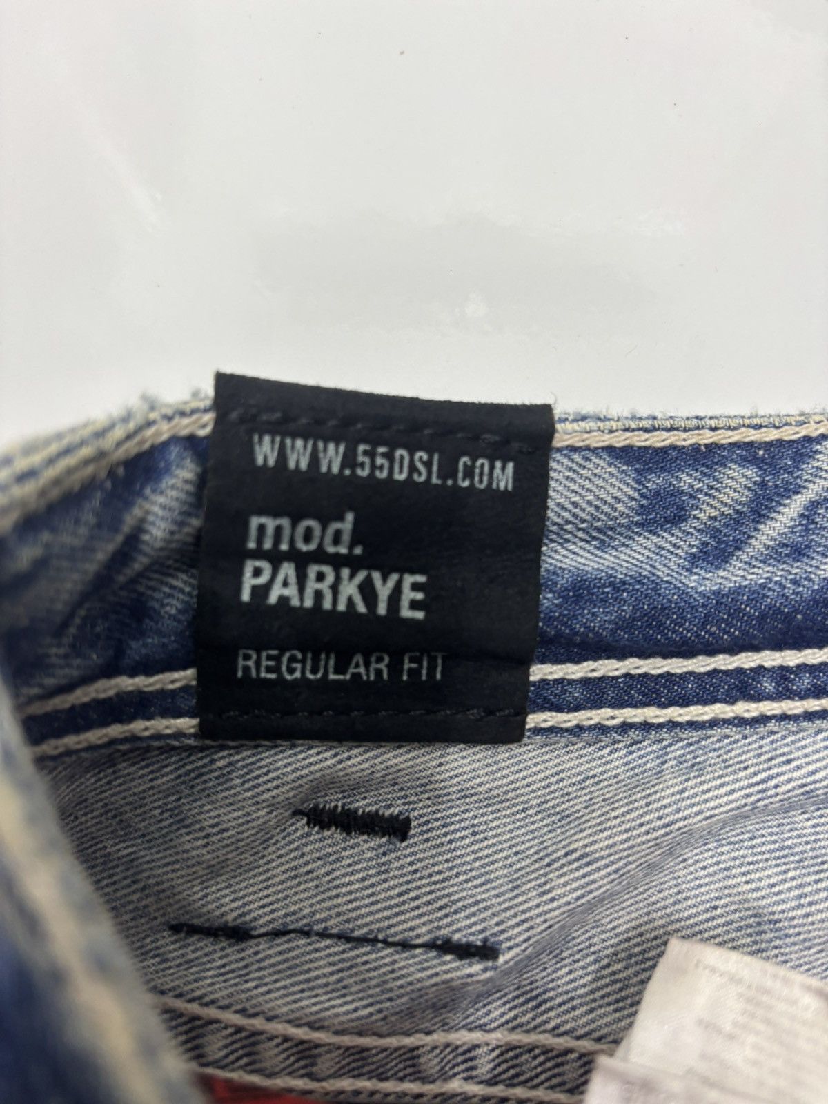 55DSL × Diesel 🔥VINTAGE 55DSL DISTRESSED DENIM JEANS Size US 33 - 10 Thumbnail