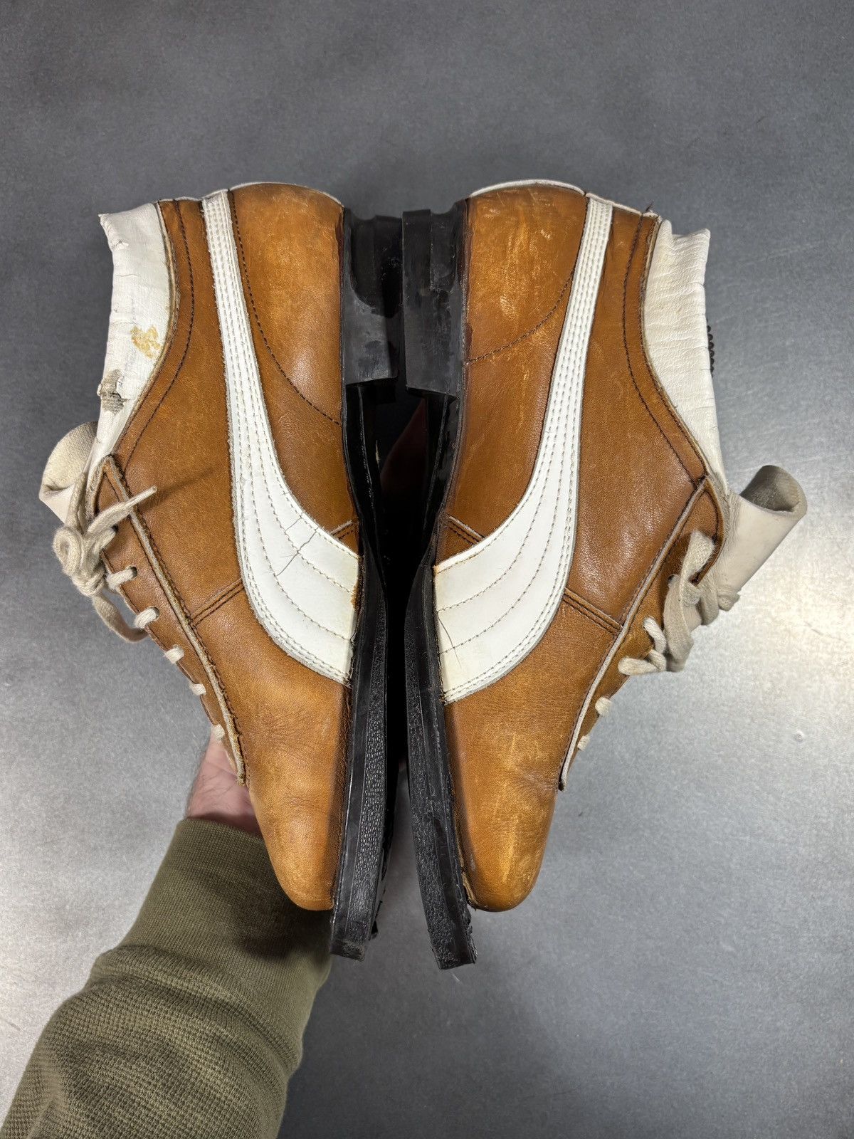 Puma 1970s Puma Loipe Boots Cross Country Ski Vintage Leather Size US 9 / IT 39 - 13 Thumbnail