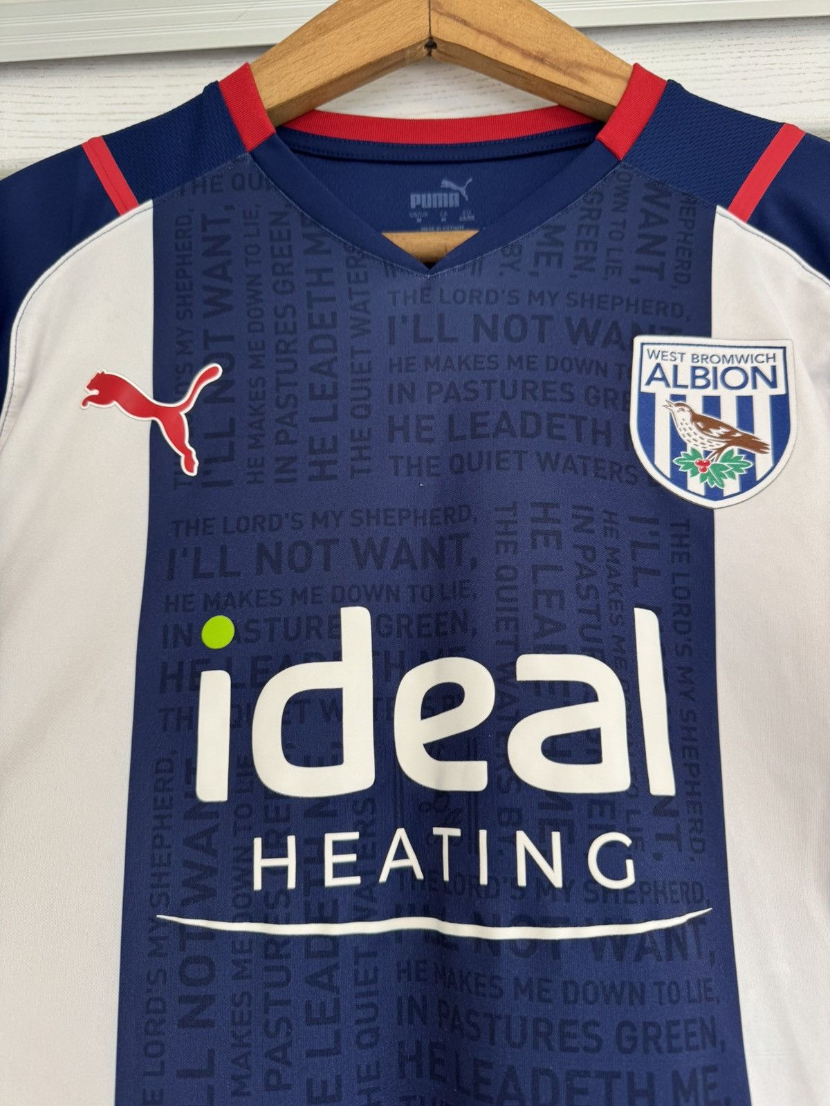 Puma Mowatt #27 West Bromwich Albion 2021-2022 Home Soccer Jersey Size US M / EU 48-50 / 2 - 7 Thumbnail