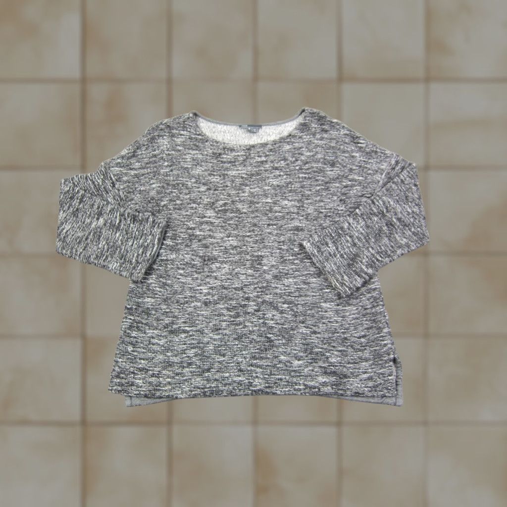 Vince Vince Sweater Womens Small Gray Knit Soft 3/4 Sleeve Crewneck Classic Ladies Size S / US 4 / IT 40 - 1 Thumbnail