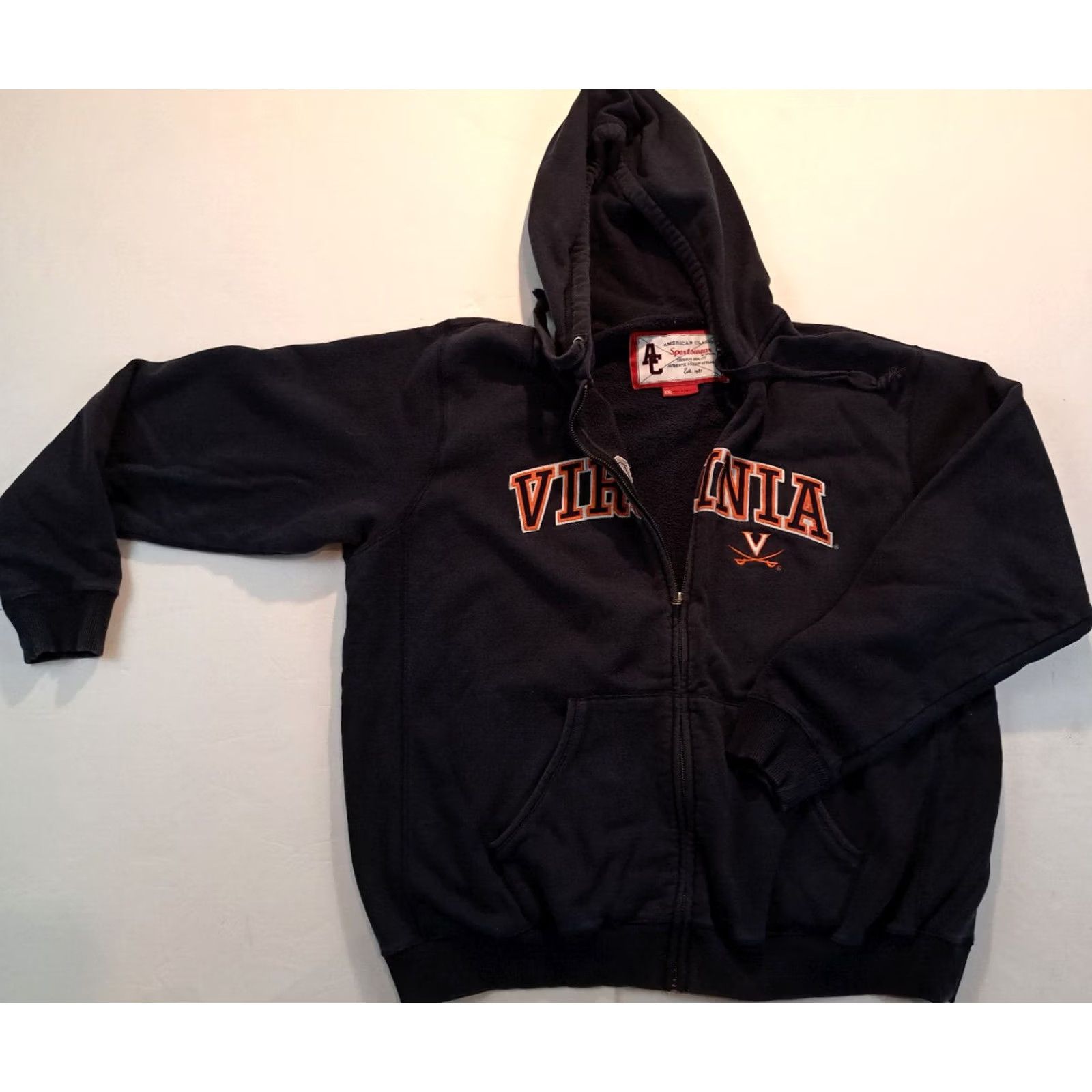 Vintage Virginia Cavaliers XXL Black Heavy Cotton Sweatshirt Size US XXL / EU 58 / 5 - 3 Thumbnail
