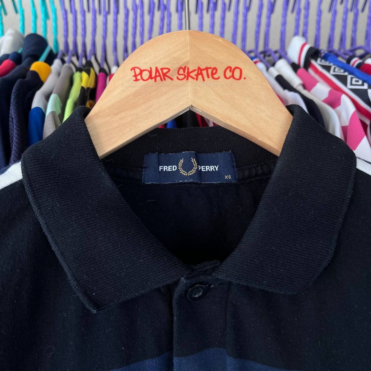 Fred Perry Fred Perry Striped Longsleeve Polo Tshirt Size XS Size US XS / EU 42 / 0 - 4 Thumbnail