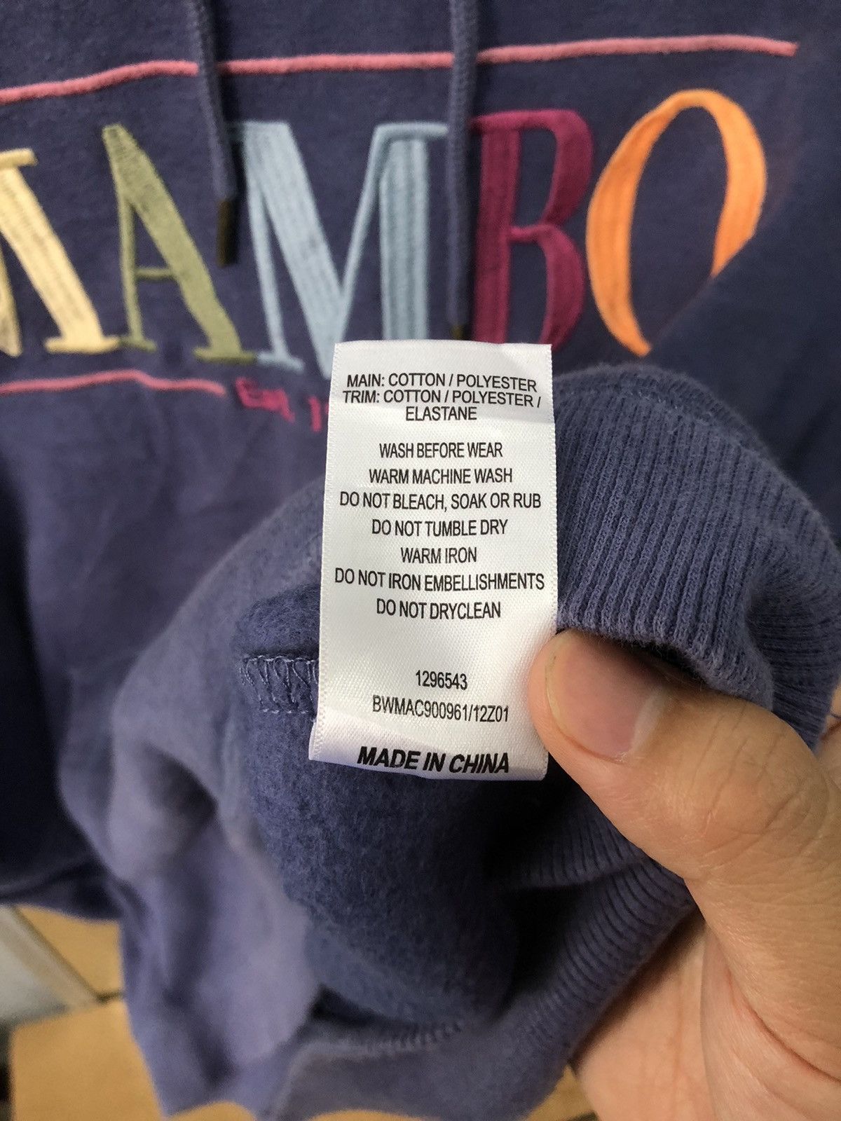 Mambo × Man Made In Australia Vintage Mambo Spell-Out Logo Hoodie Size US M / EU 48-50 / 2 - 11 Thumbnail