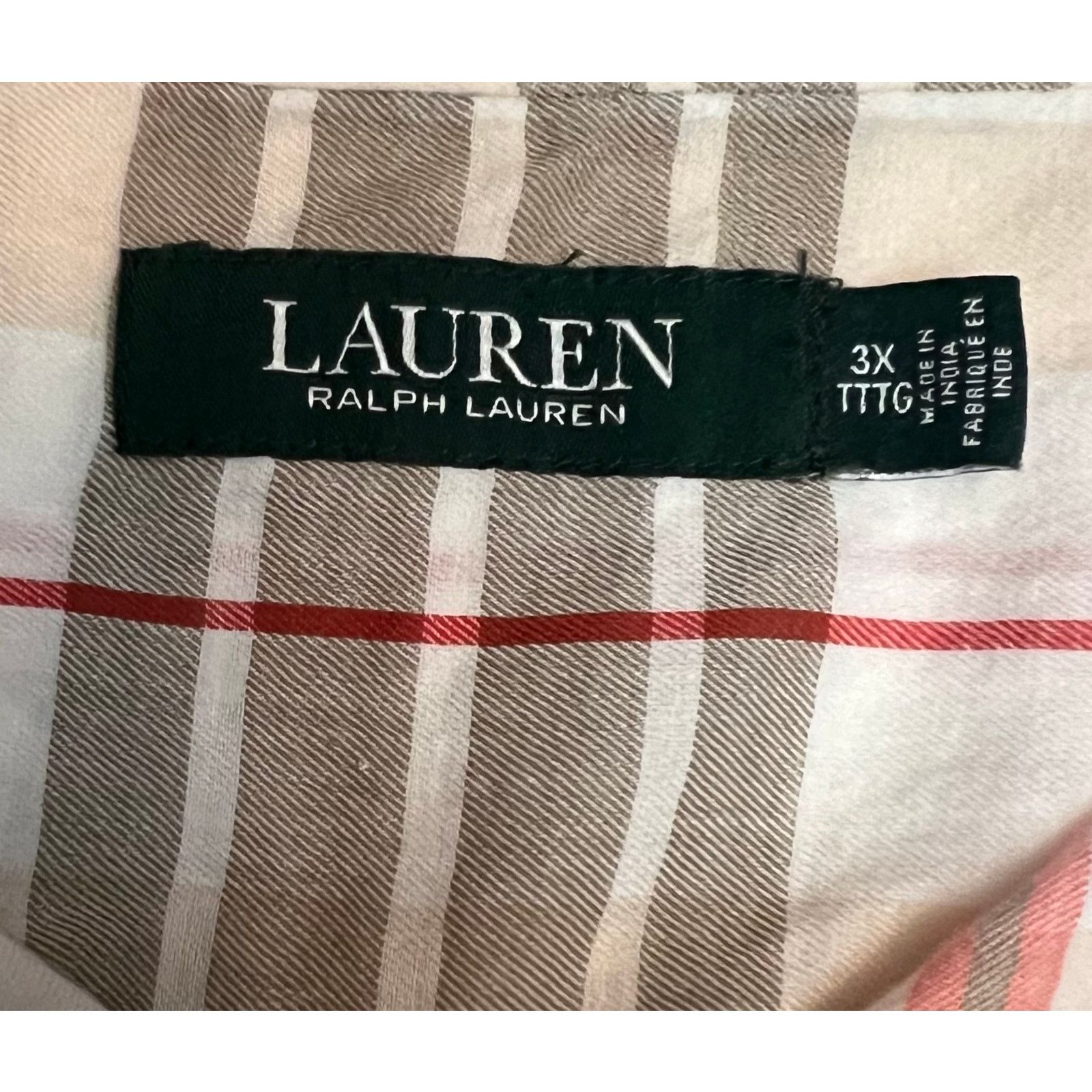 Lauren Ralph Lauren Woman’s Lauren Ralph Lauren 3X Plaid Button-Down Shirt Size 3XL / US 20-22 - 3 Thumbnail