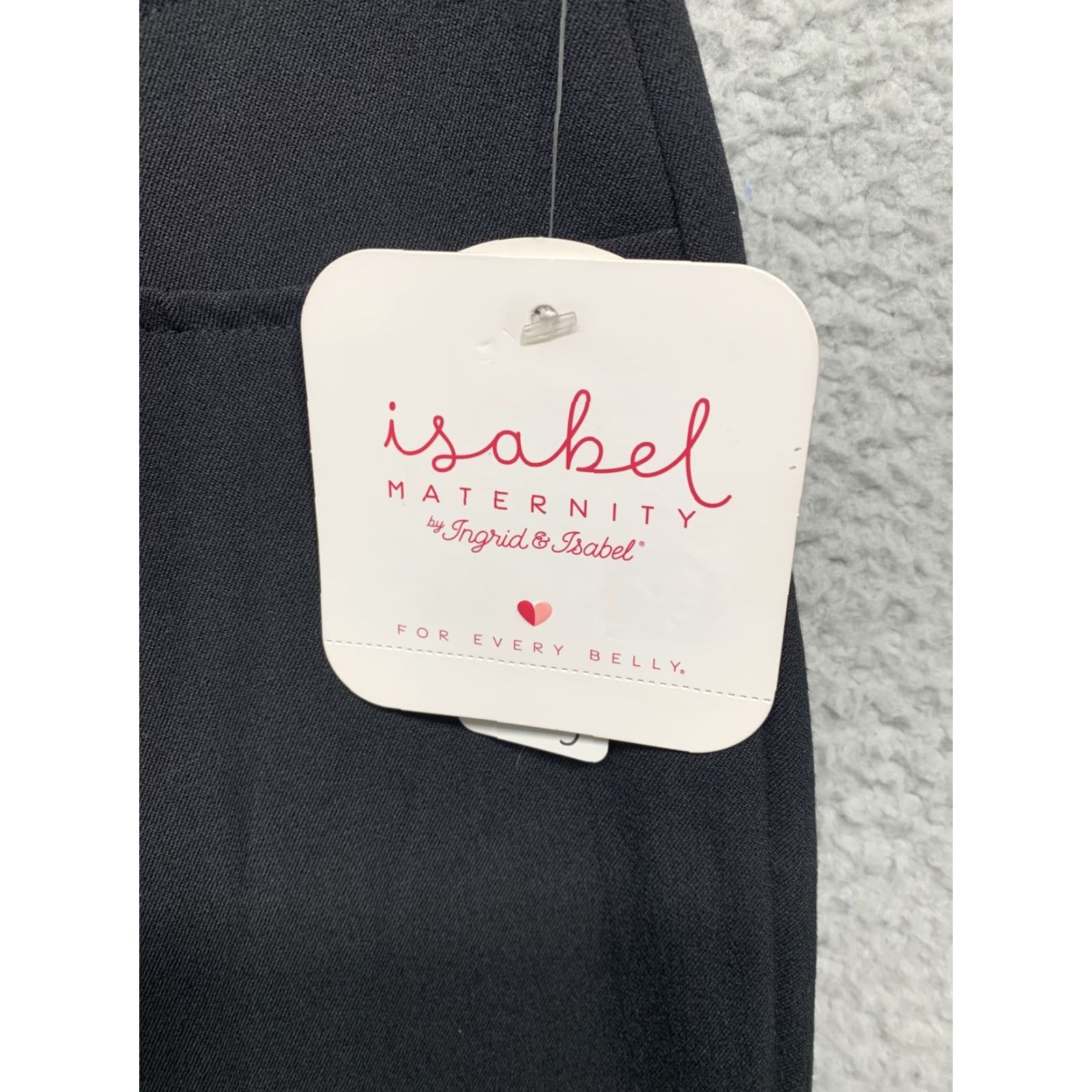 Vintage Isabel Maternity Pants Size 18 Black NWT Crossover Panel Lower Back Support Bootcut Stretch—Ingrid & Isabel Women’s Pants 18 Maternity Black NWT Size 40" / US 18 - 7 Thumbnail