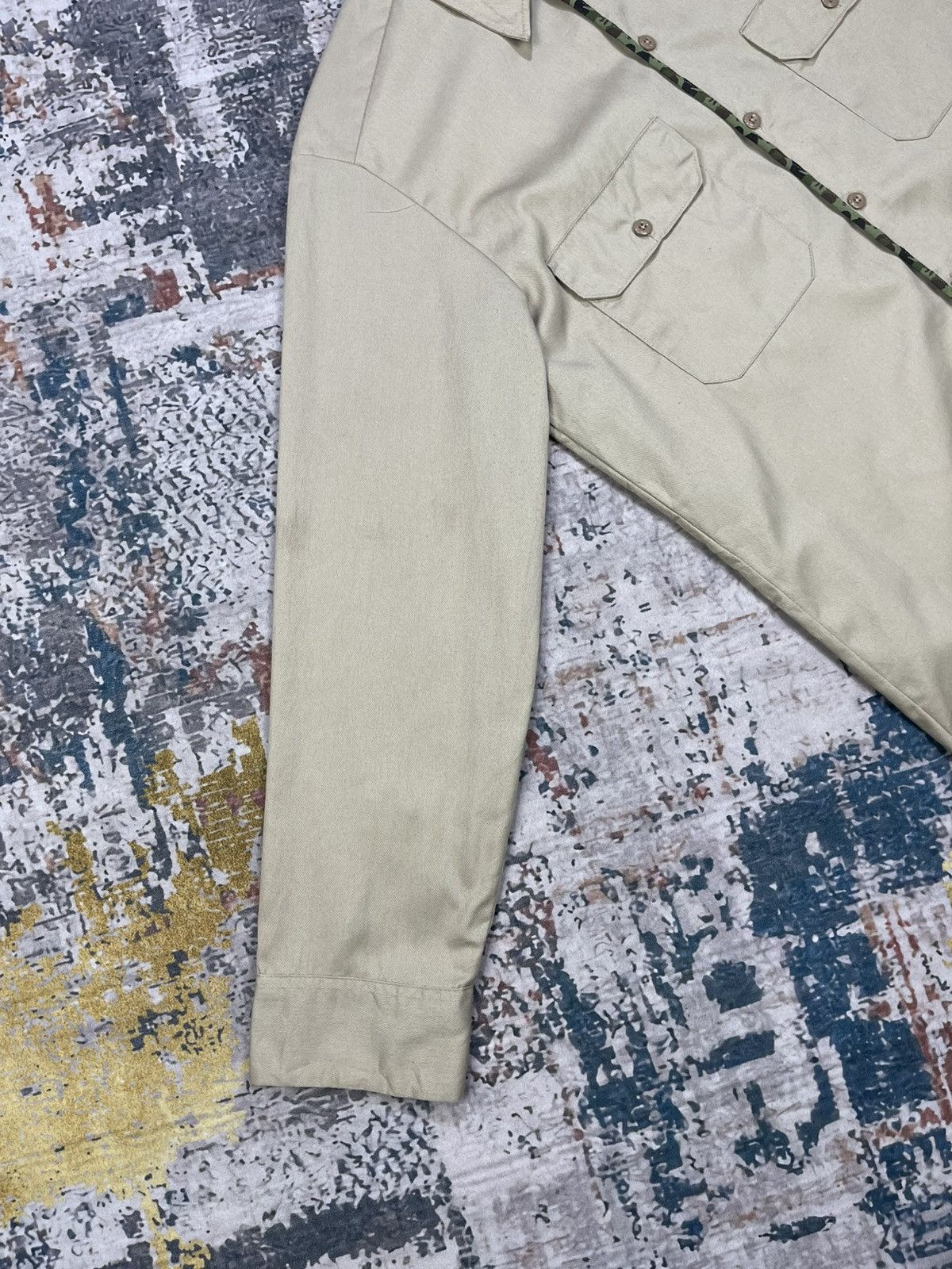 Dickies Vtg Dickies Camo Edge Trim Button Down Work Shirt Size US M / EU 48-50 / 2 - 7 Thumbnail