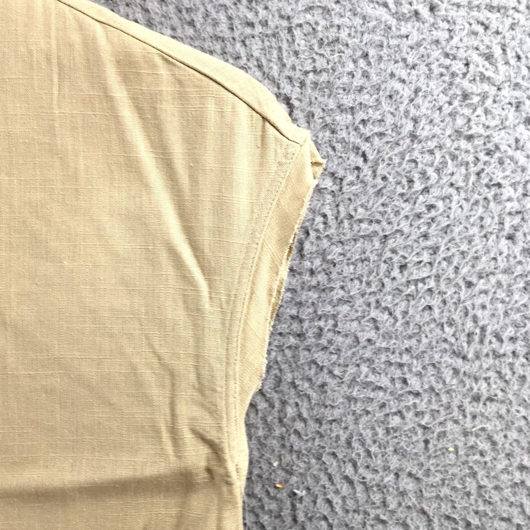 Vintage 89th And Madison Tie Front Blouse Womens Small Beige Short Sleeves Button Up NEW Size S / US 4 / IT 40 - 4 Thumbnail
