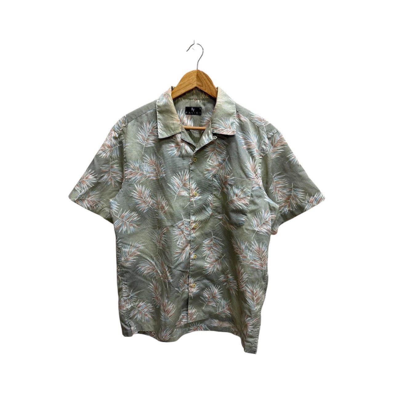 Japanese Brand VINTAGE IY BASICS FLORA DESIGN HAWAII BUTTON UP SHIRT Size US M / EU 48-50 / 2 - 1 Thumbnail