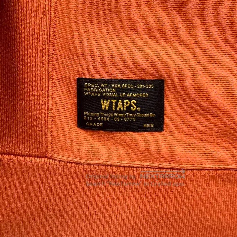 Wtaps Wtaps Round-neck letter logo hoodie Size US M / EU 48-50 / 2 - 4 Thumbnail