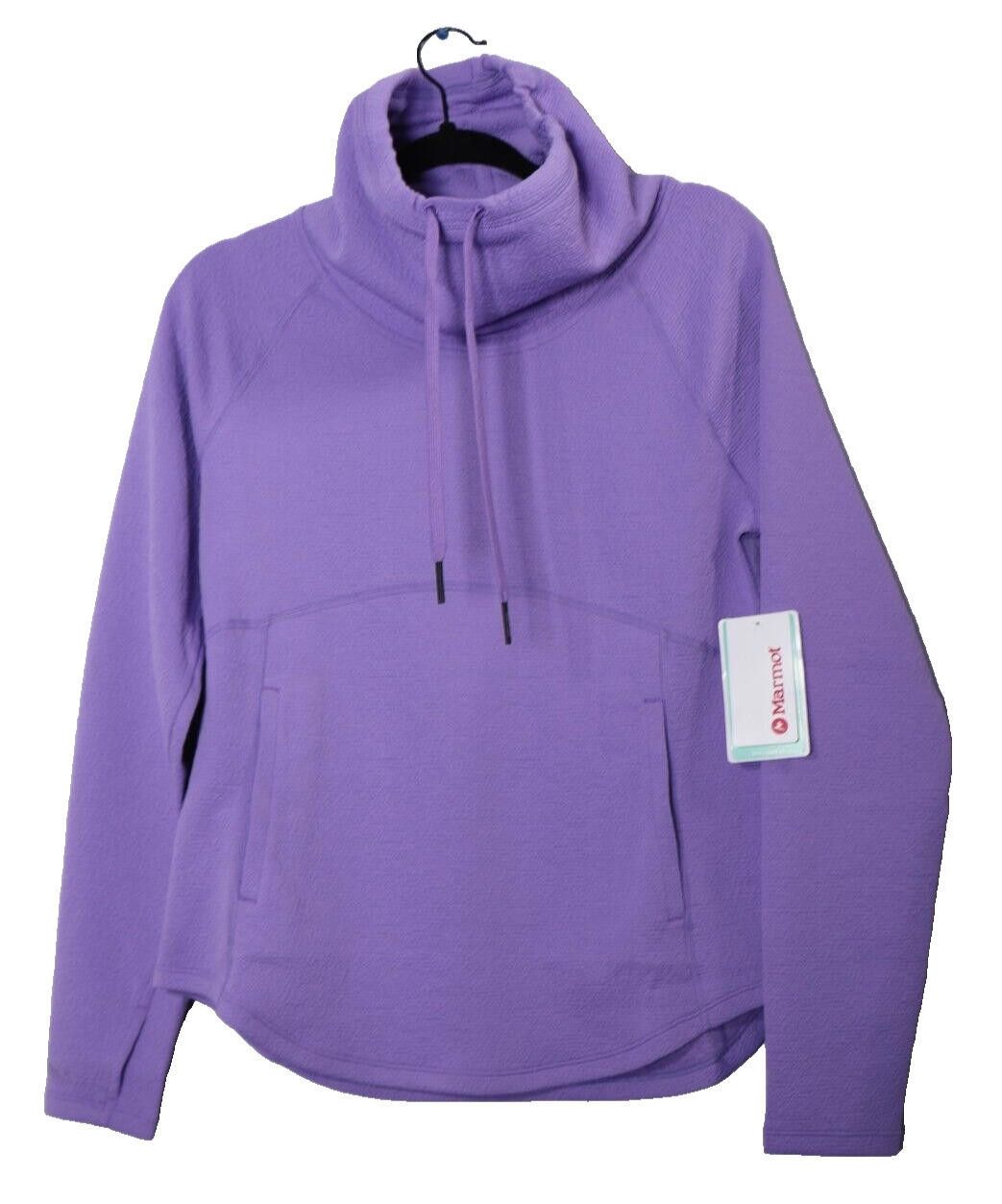Marmot Marmot Women Small Paisley Purple Pullover Sweatshirt NWT Size S / US 4 / IT 40 - 1 Thumbnail